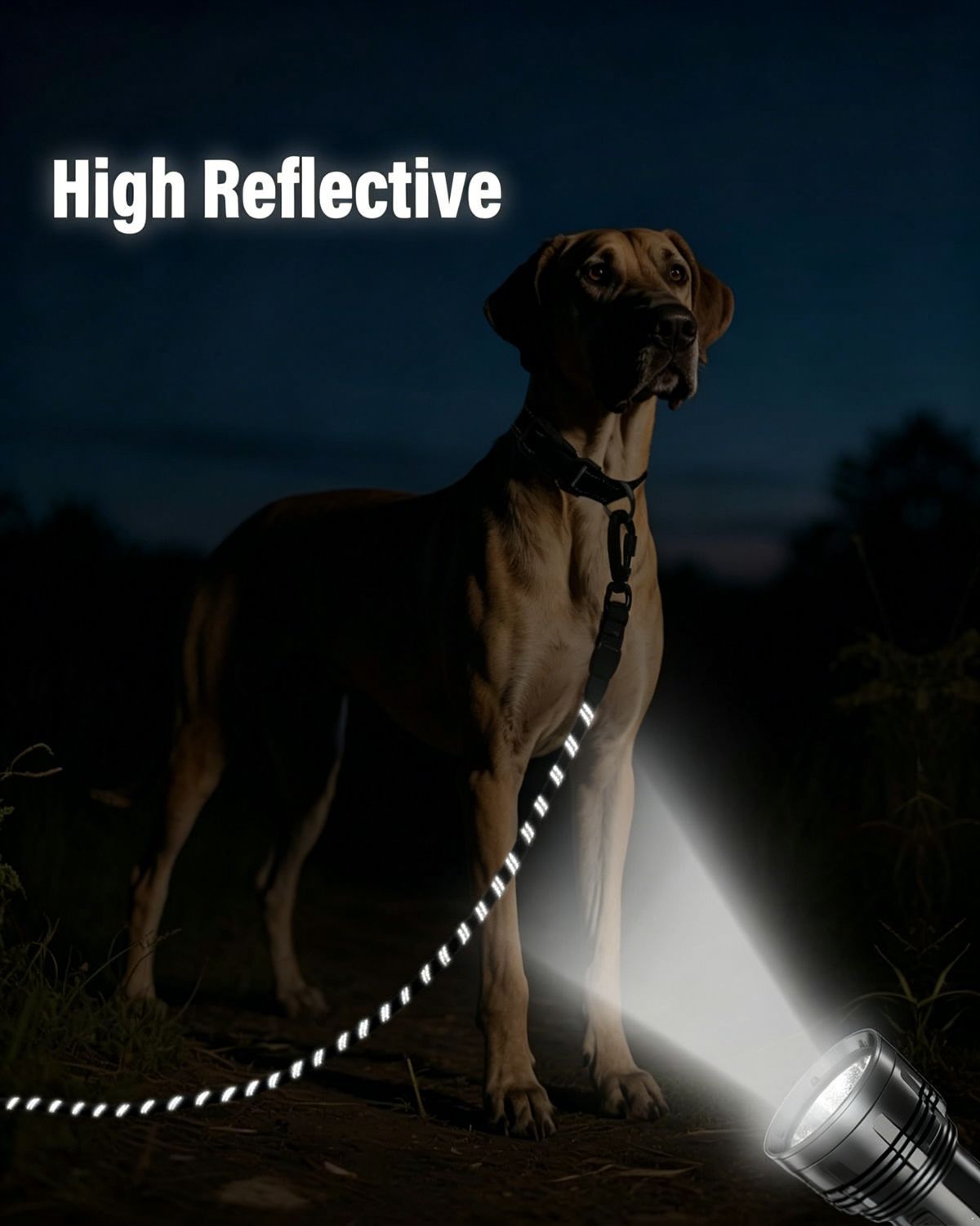 Large Dog Leash Sky Blue 01 — image 6