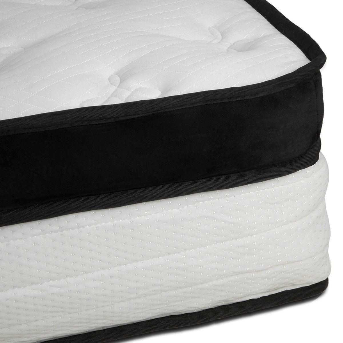 Laura Hill Queen Mattress Bed Size Euro Top 5 Zone Spring Foam 32cm Bedding Pocket โ image 6