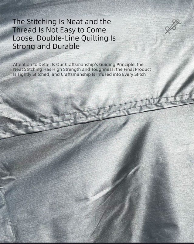 Silver YL Off-Road Vehicle Cover – 170T taffeta fabric, all-weather vehicle protection(4700×1900×1850MM) — image 4