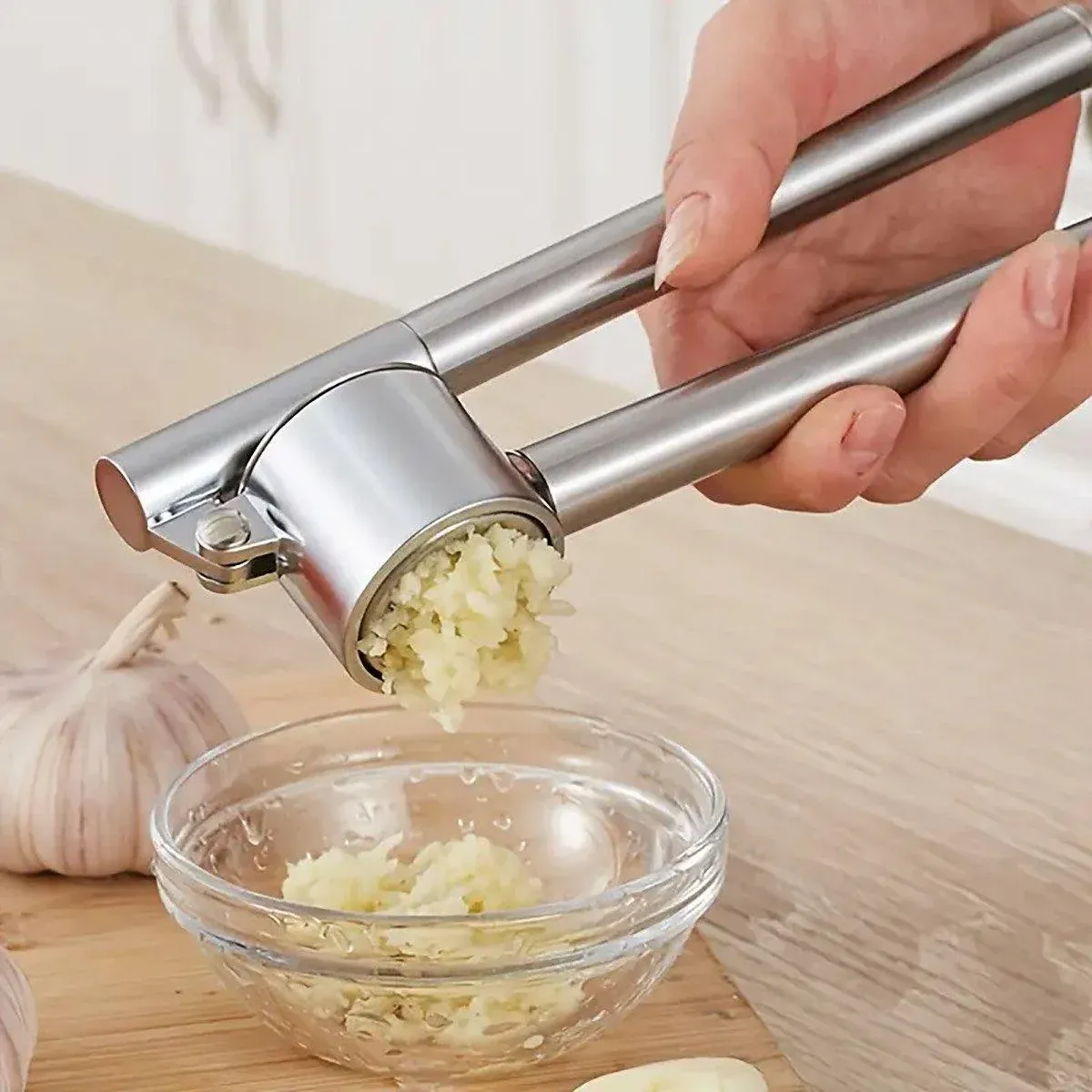 Stainless Steel Garlic Press Peeler Zinc Alloy Kitchen Tool Garlic Crusher โ image 6