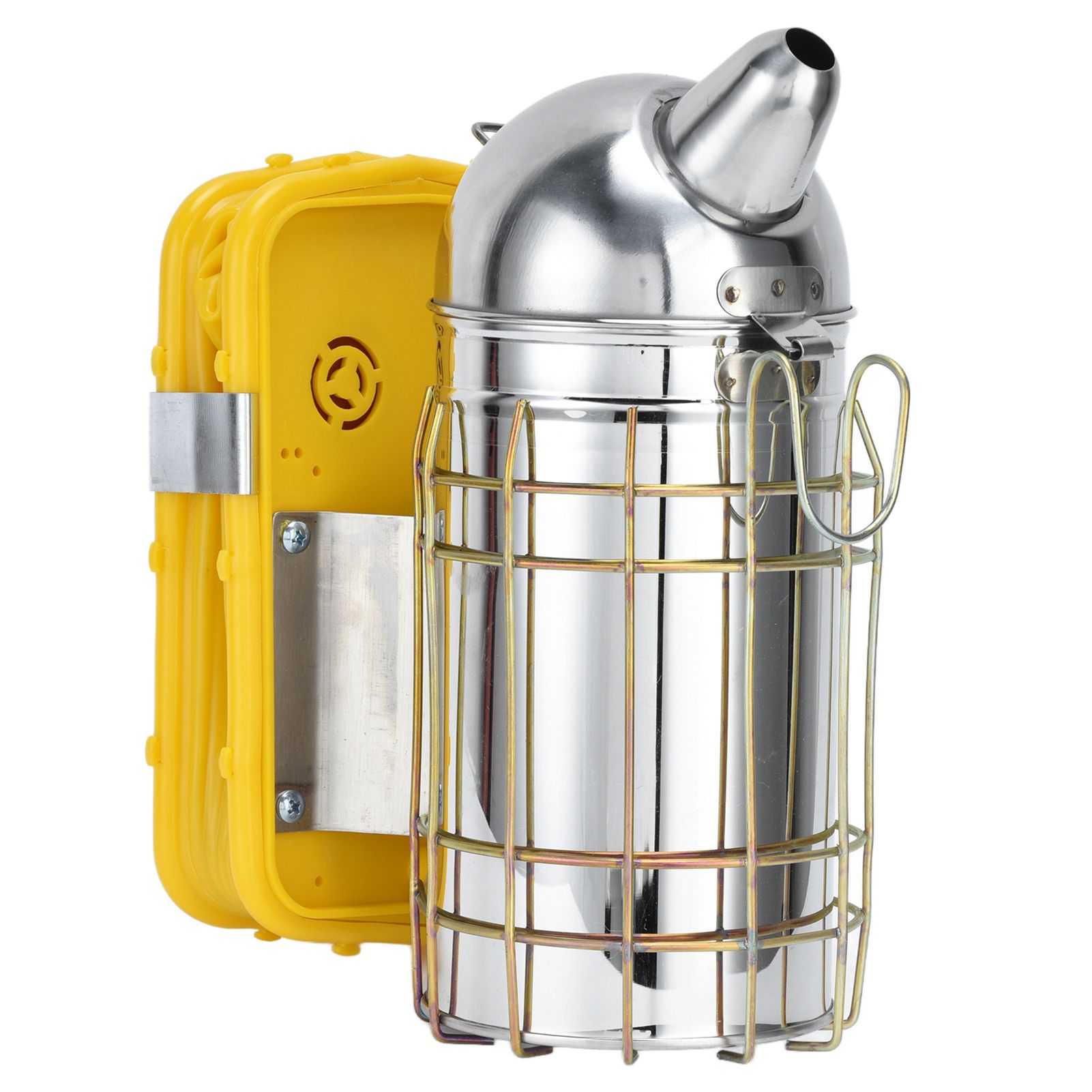 Pointed Beehive Smoker with Heat Protection Board Stainless Steel Bee Smoker for Bee House — image 3
