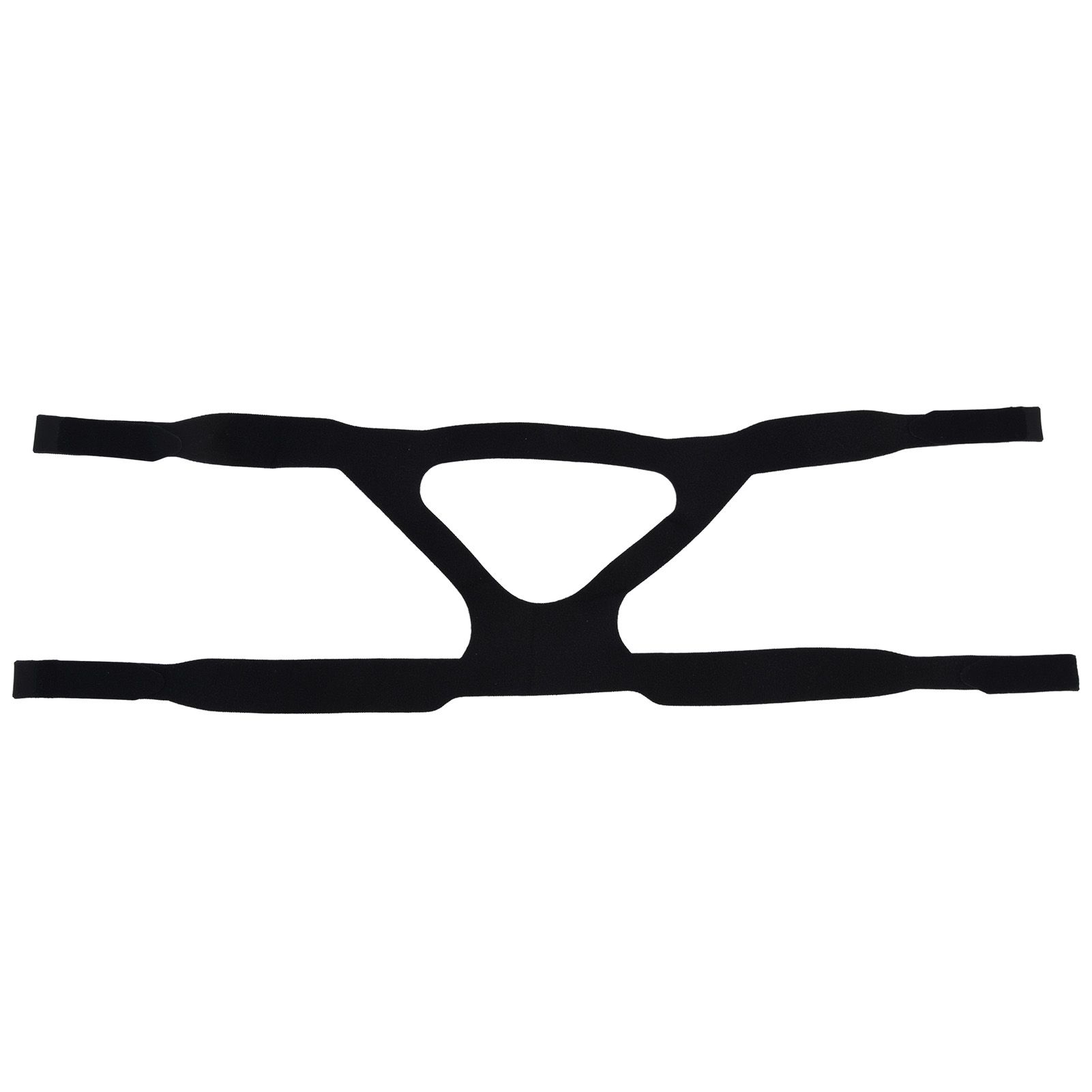 Universal Anti Snore Headgear Strap Nylon Elastic Anti Snoring Head Band for RespiratorBlack