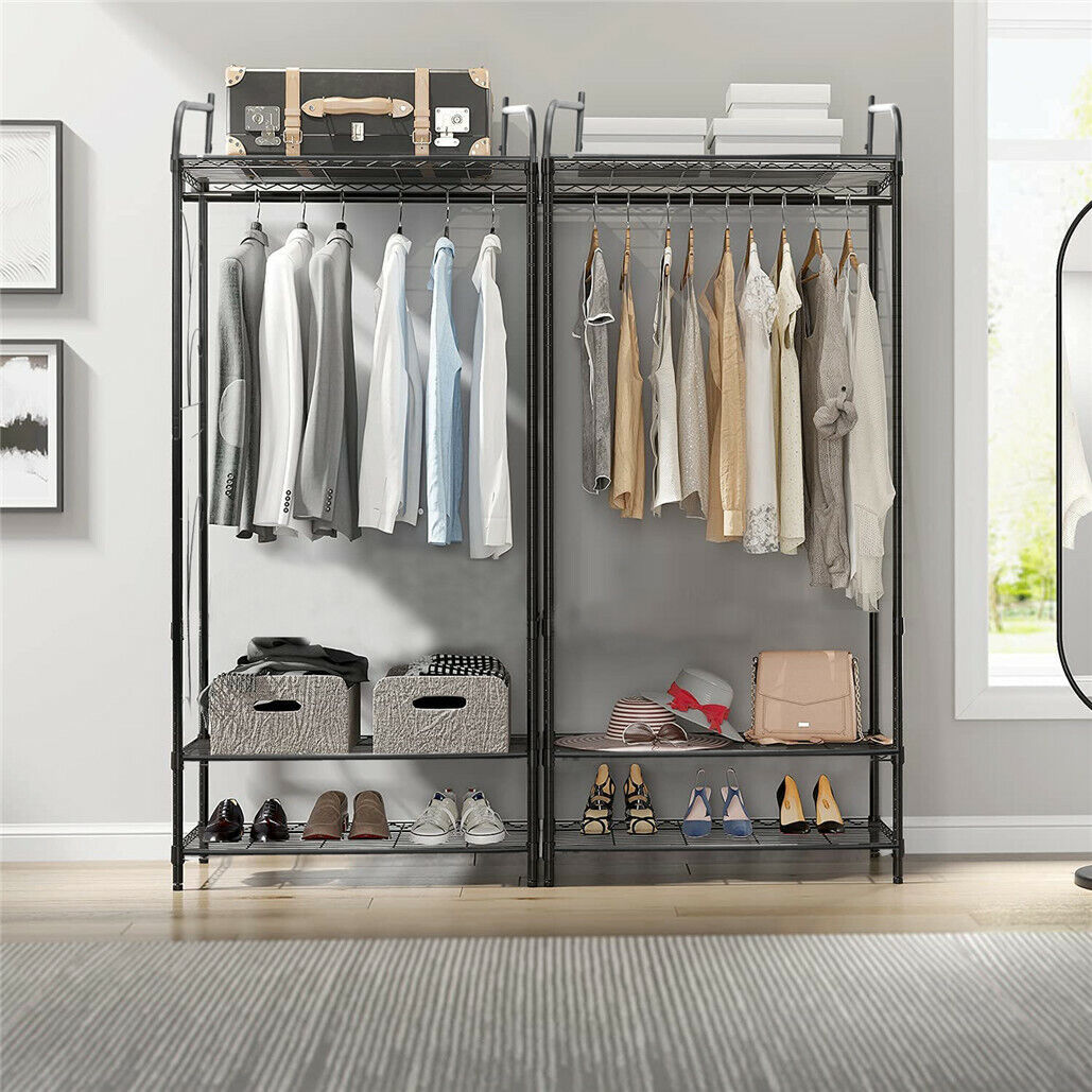 Extra Large Iron Clothes Rack Garment Hanging Stand — image 2