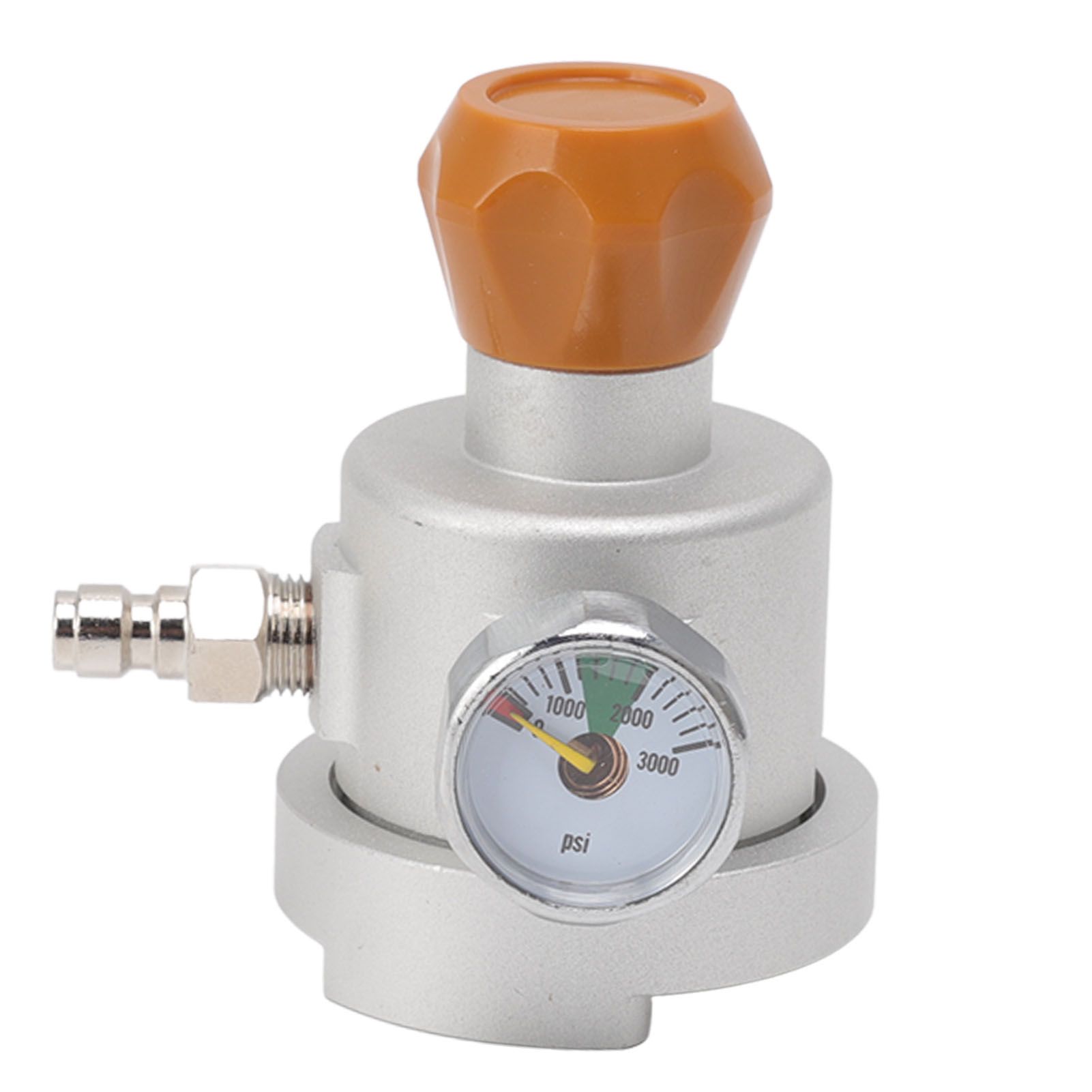 Soda Maker Adapter Aluminum Corrosion Rust Resistance CO2 Refill Connector with Pressure Gauge 8mm Male Quick Plug — image 6