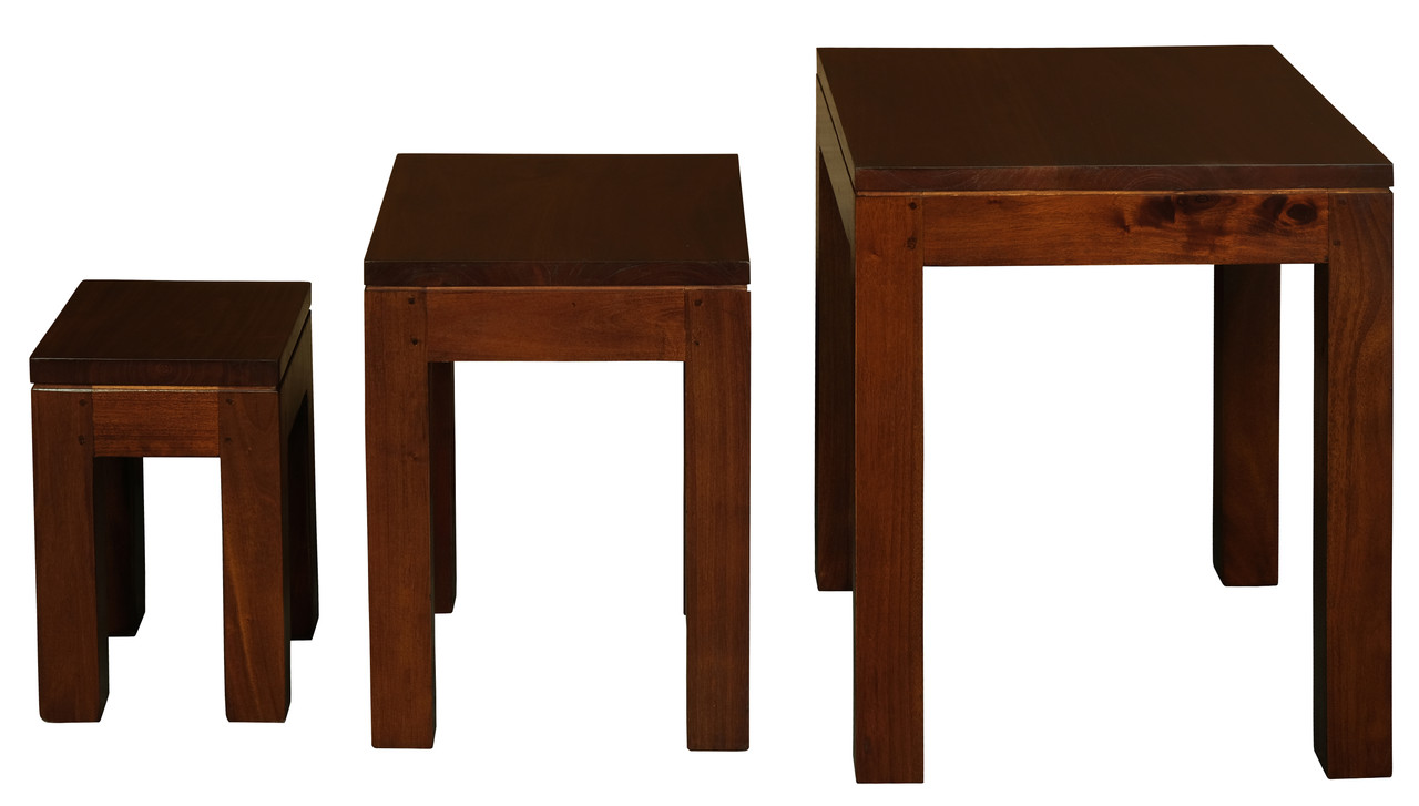Amsterdam Nest of Table Set of 3 (Mahogany) โ image 3