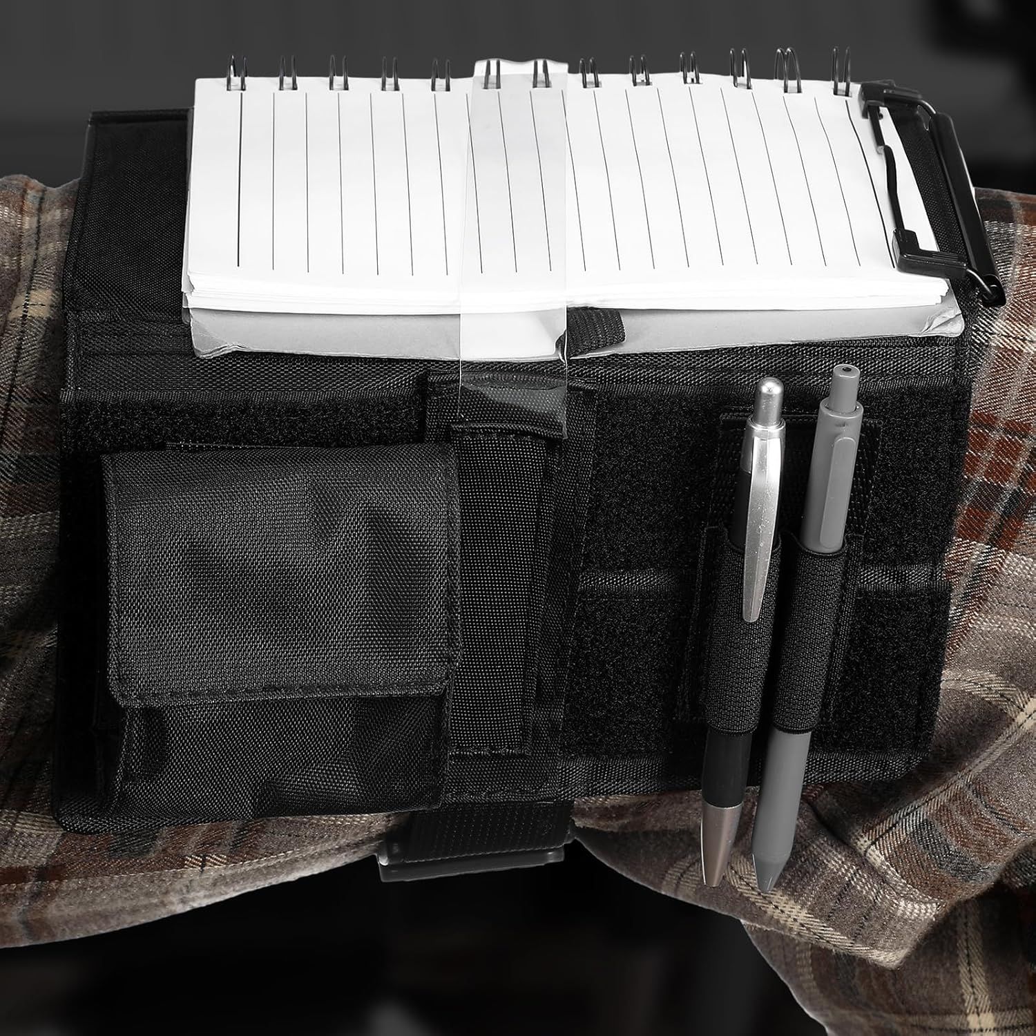 Reversible Kneeboard Pilot Black Classic Clipboard & Pen Holder Kneeboard Aviation for Professional Pilots, General Aviation — image 5