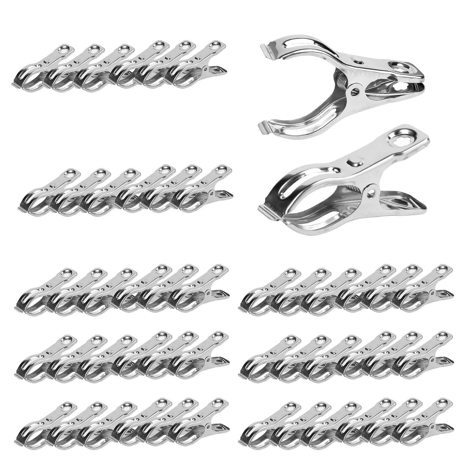 50 Pcs Garden Clips, Greenhouse Clamps, Greenhouse Clip for Netting, Heavy Duty Row Cover Clips with a Strong Grip