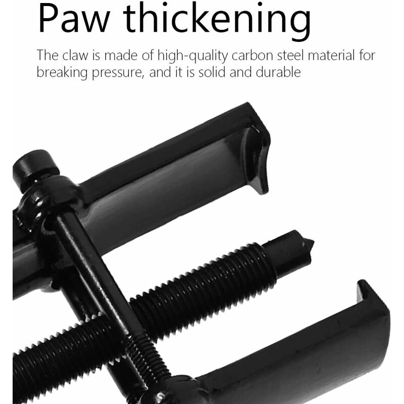 Carbon Steel Two Jaw Adjustable Bearing Puller - Straight Puller For Pump And Pulley — image 3