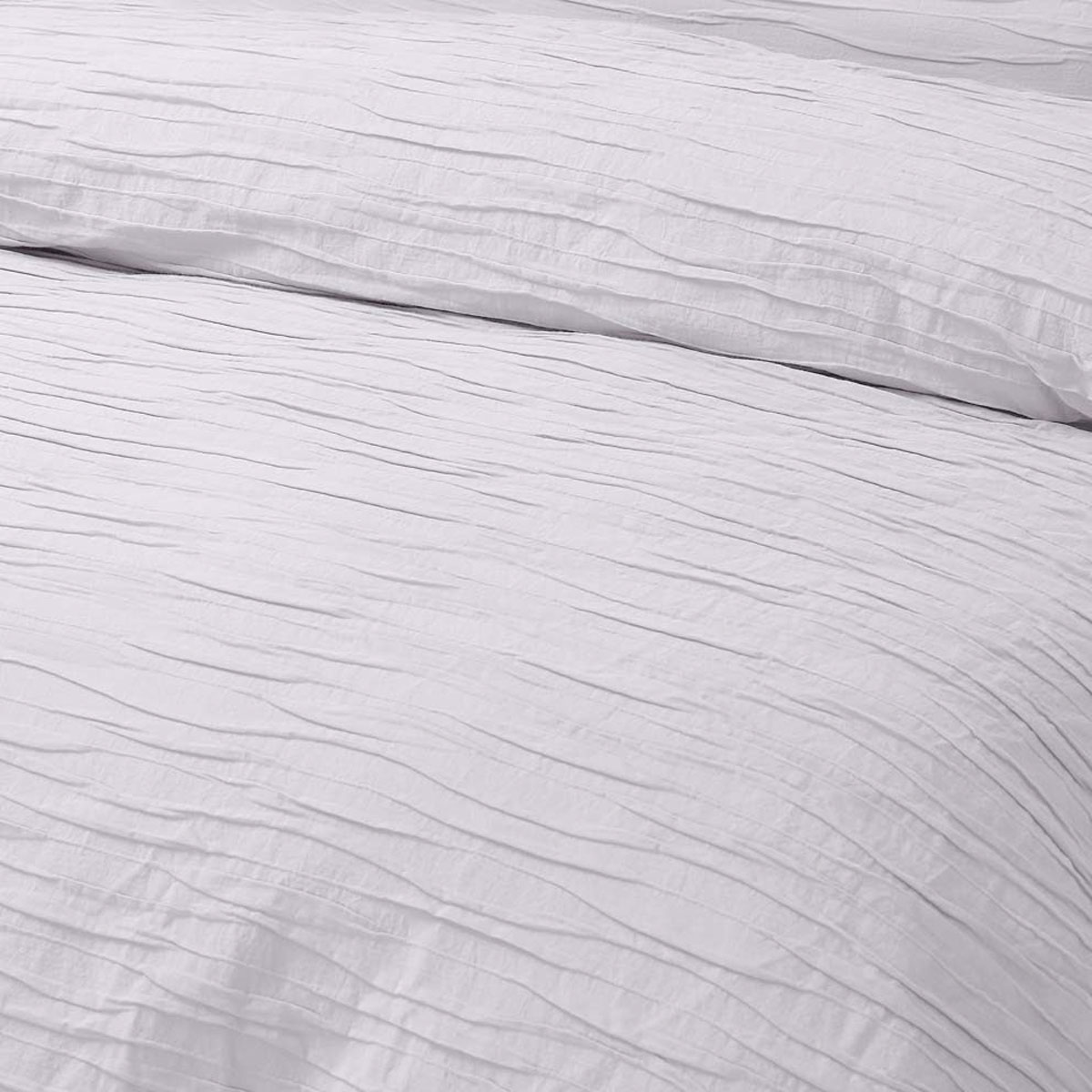 Vintage Design Homewares Malvern White Cotton Quilt Cover Set Single โ image 2