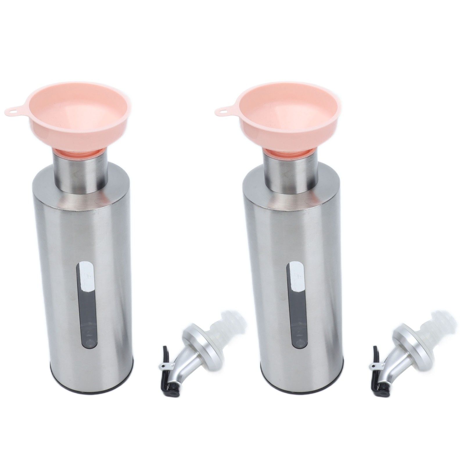 Oil Dispenser Bottle Stainless Steel Easy Refill and Cleaning Modern Olive Oil Dispenser for Vinegar Sauce290ML โ image 2