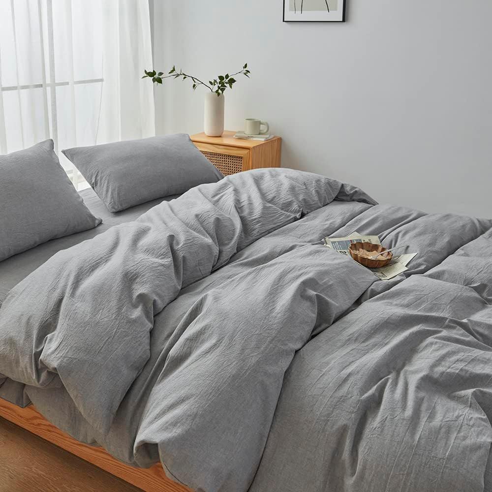 Hotel Soft Microfiber Duvet Cover Set-2000TC Quilt Cover Set & Pillowcases -1 Donna Cover Zipper Closure & 1 x Pillowcases-Breathable Bedding - Wrinkle, Fade — image 2