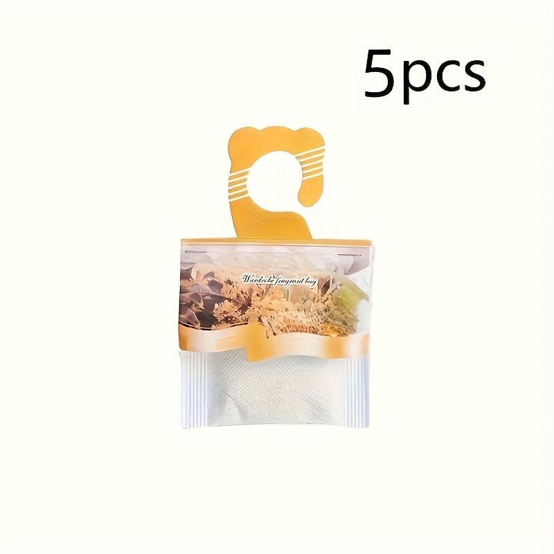 5pcs Scent Bags for Wardrobes, Car Deodorizing Fragrance Bags, Small Scent Bags for Closets, Lavender Osmanthus Fragrance for Bedrooms 5pcs Osmanthus Fragrans — image 5