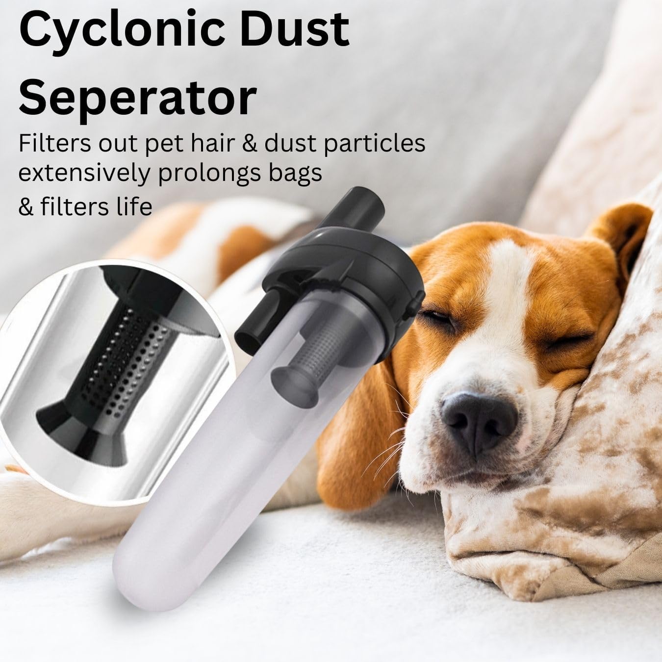 Hygieia Cyclonic Dust Separator (Bag Saver) - For Most Vacuum Brands โ image 4