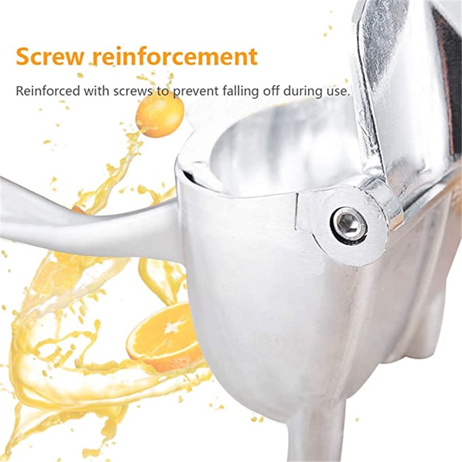 Extra Large Lemon Squeezer Stainless Steel - Easy Squeeze Heavy Duty Lemon Juicer Hand Press - Ergonomic Citrus Squeezer & Fruit Juicer for Small Oranges — image 5