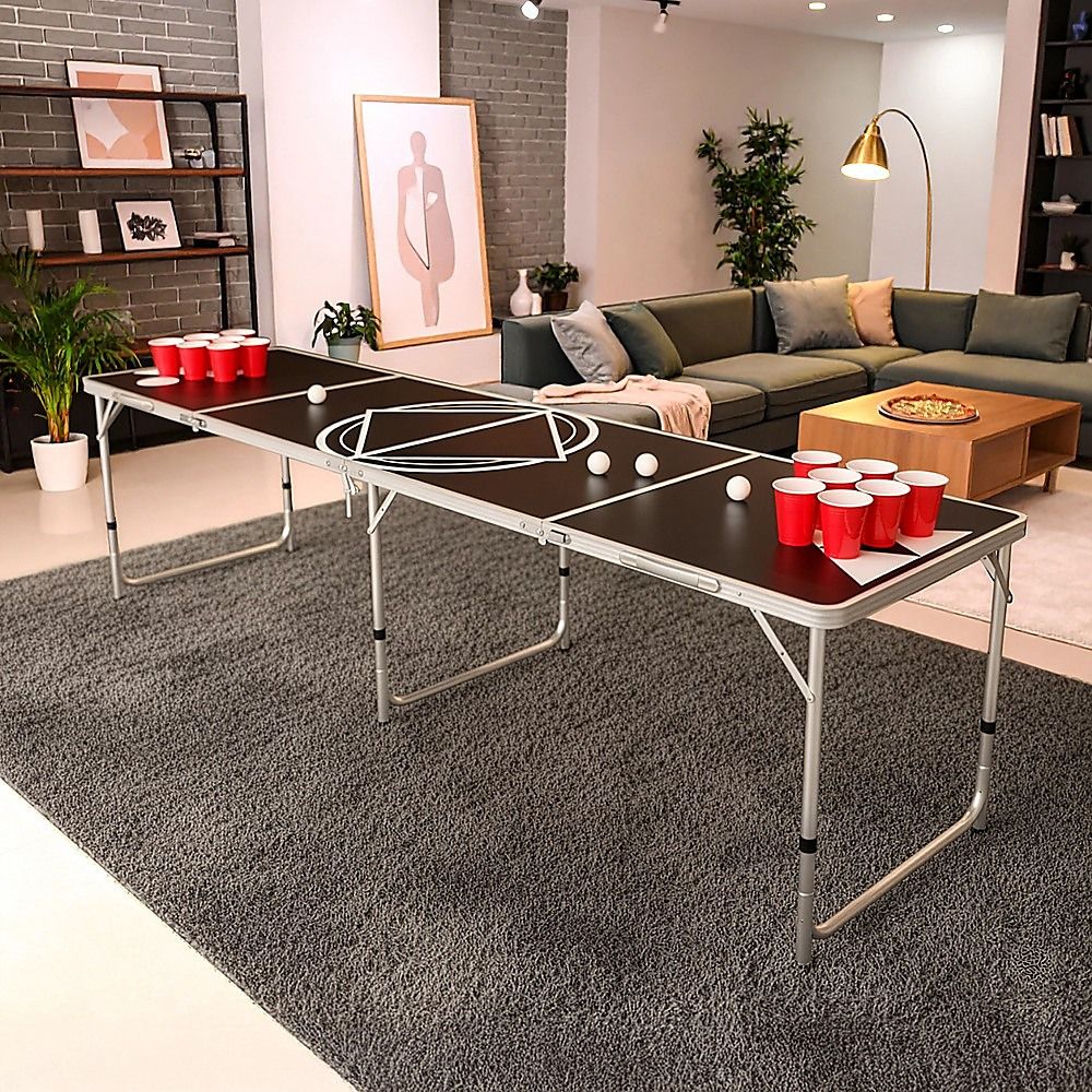 Professional 8ft Beer Pong Table Drinking Game โ image 2