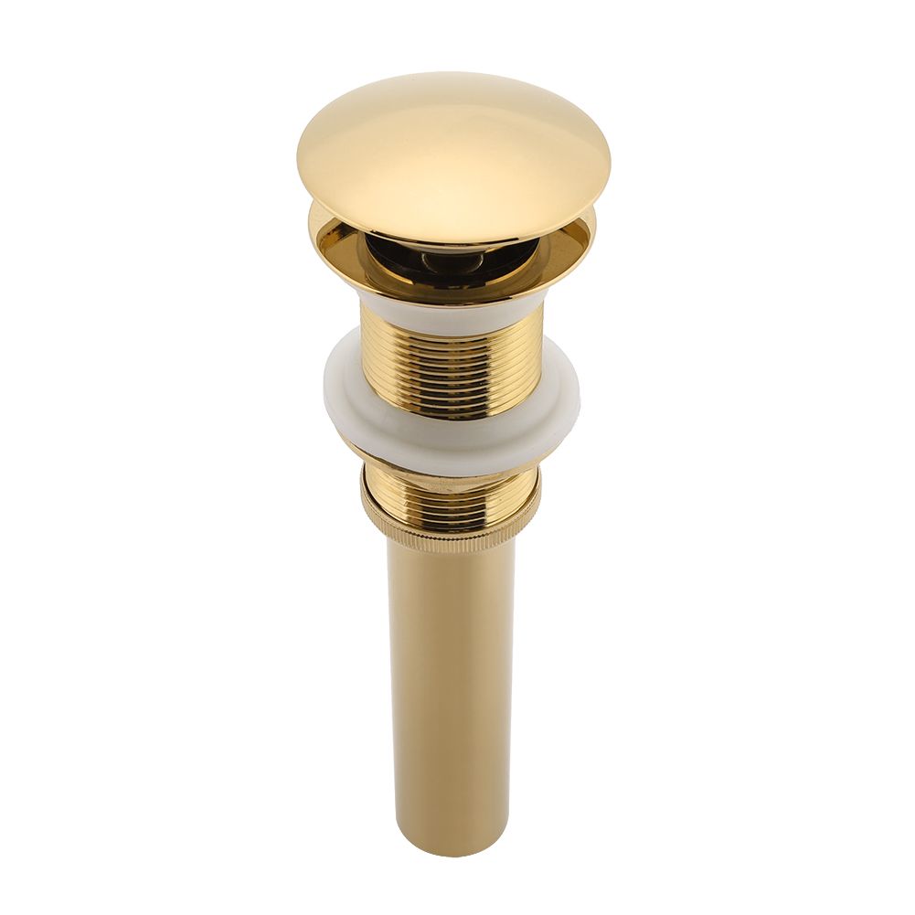 G1 1/4" Brass Bathroom Basin Sink Pop Up Drain Assembly NOn Overflow (Titanium Chrome Plating) โ image 5