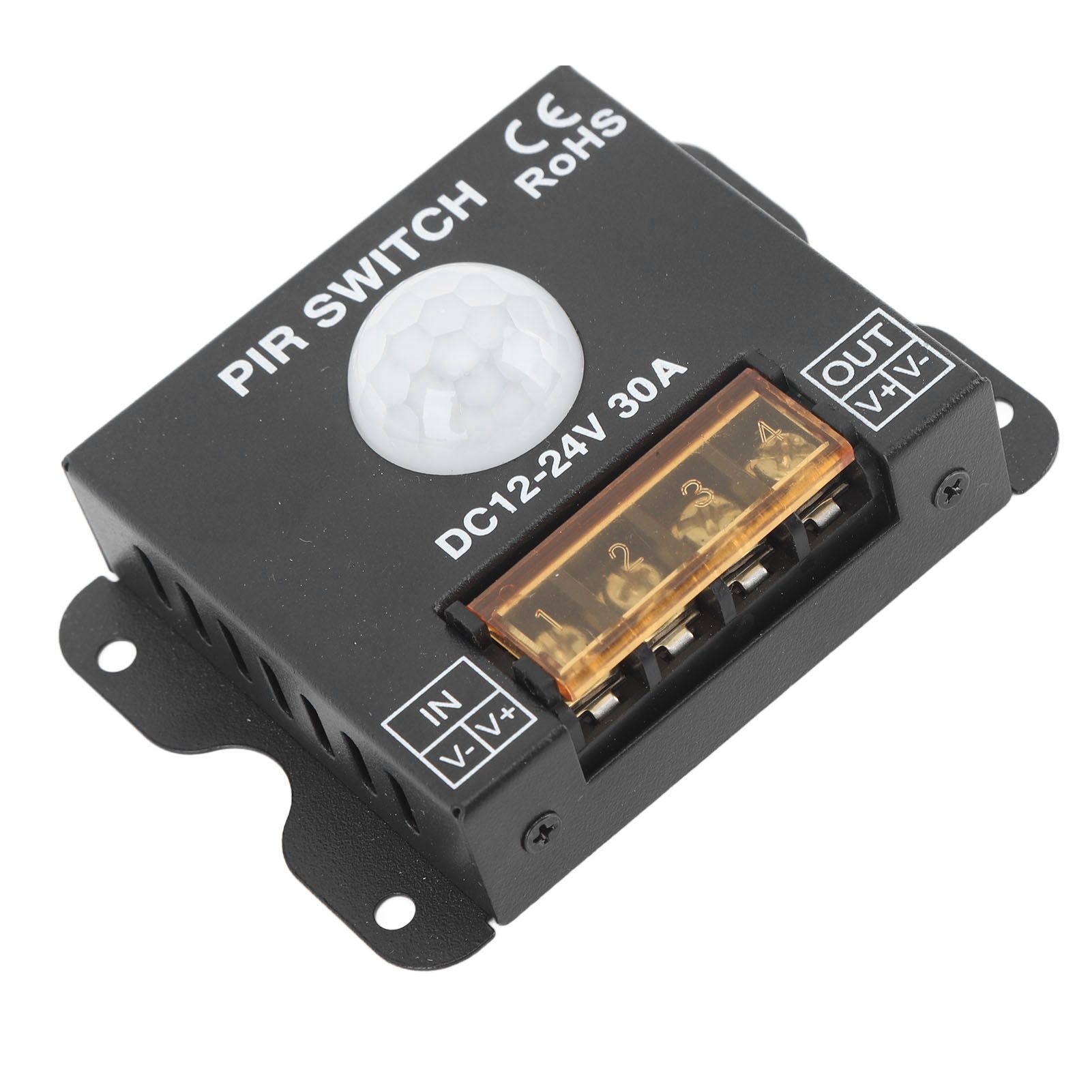 PIR Switch Motion Sensor LED Human Infrared Sensing Controller for Light Strip Outdoor DC12‑24V 30A — image 4
