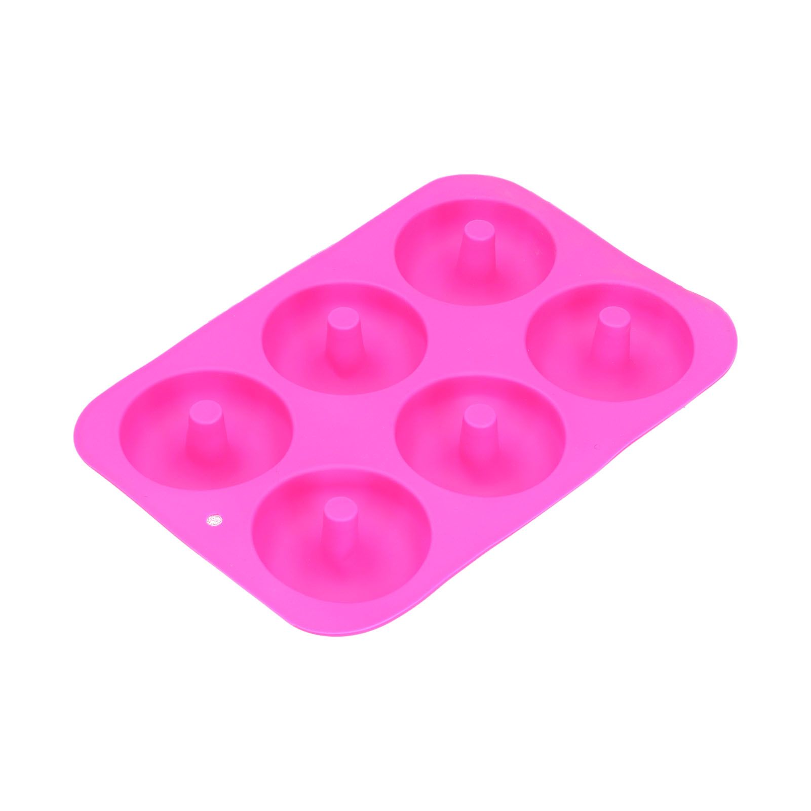 Donut Baking Pans 6 Grid Silicone Non Stick Donut Moulders for DIY Baking Lovers — image 3