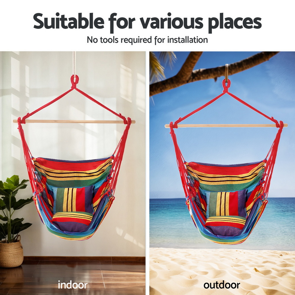 Gardeon Hammock Chair with Heavy Duty Steel Stand โ image 4
