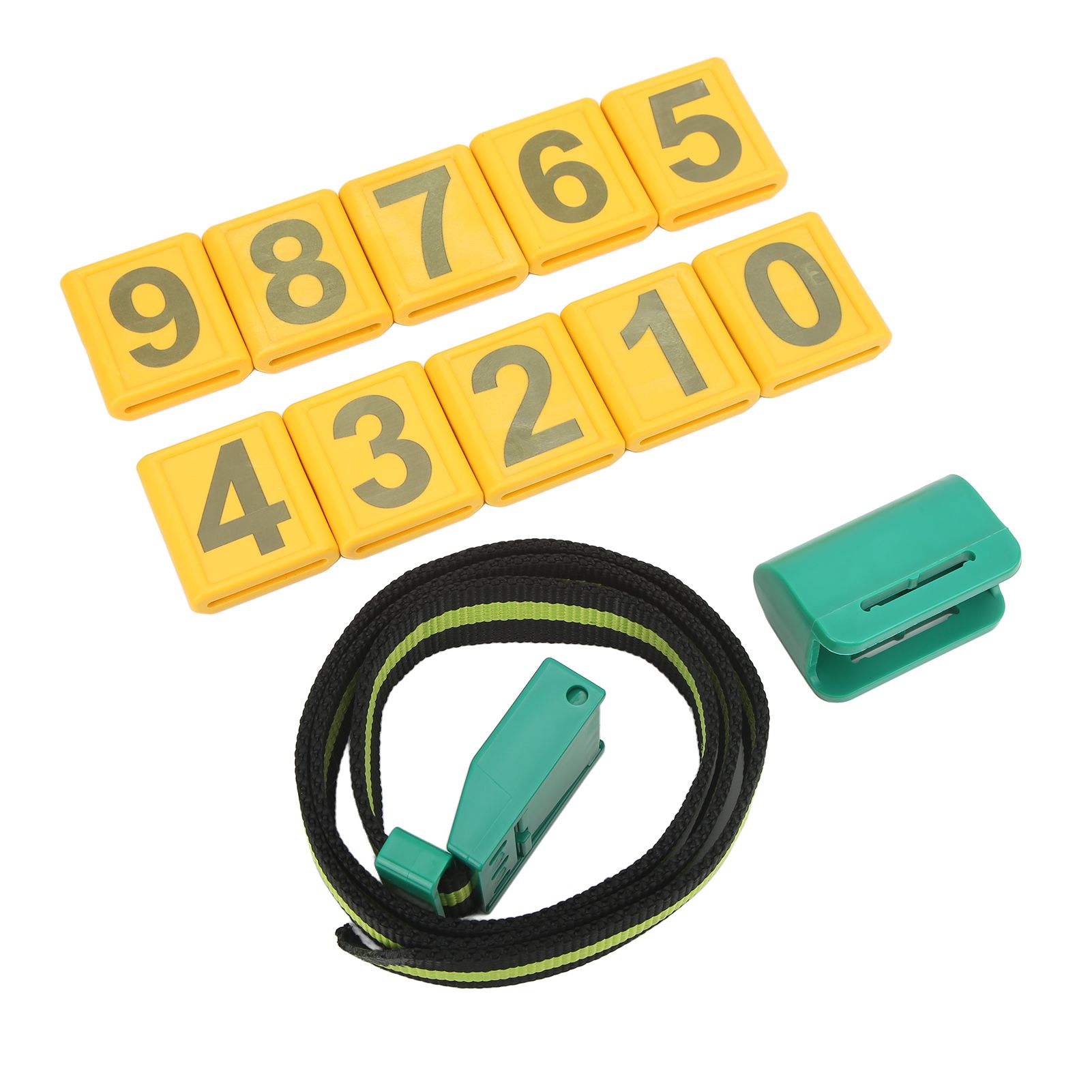 Cow Collar Wear Resistant Plastic Animal Collar with Pedometer 10 Number Plate Cow Identifying Collar for Animal Husbandry — image 3