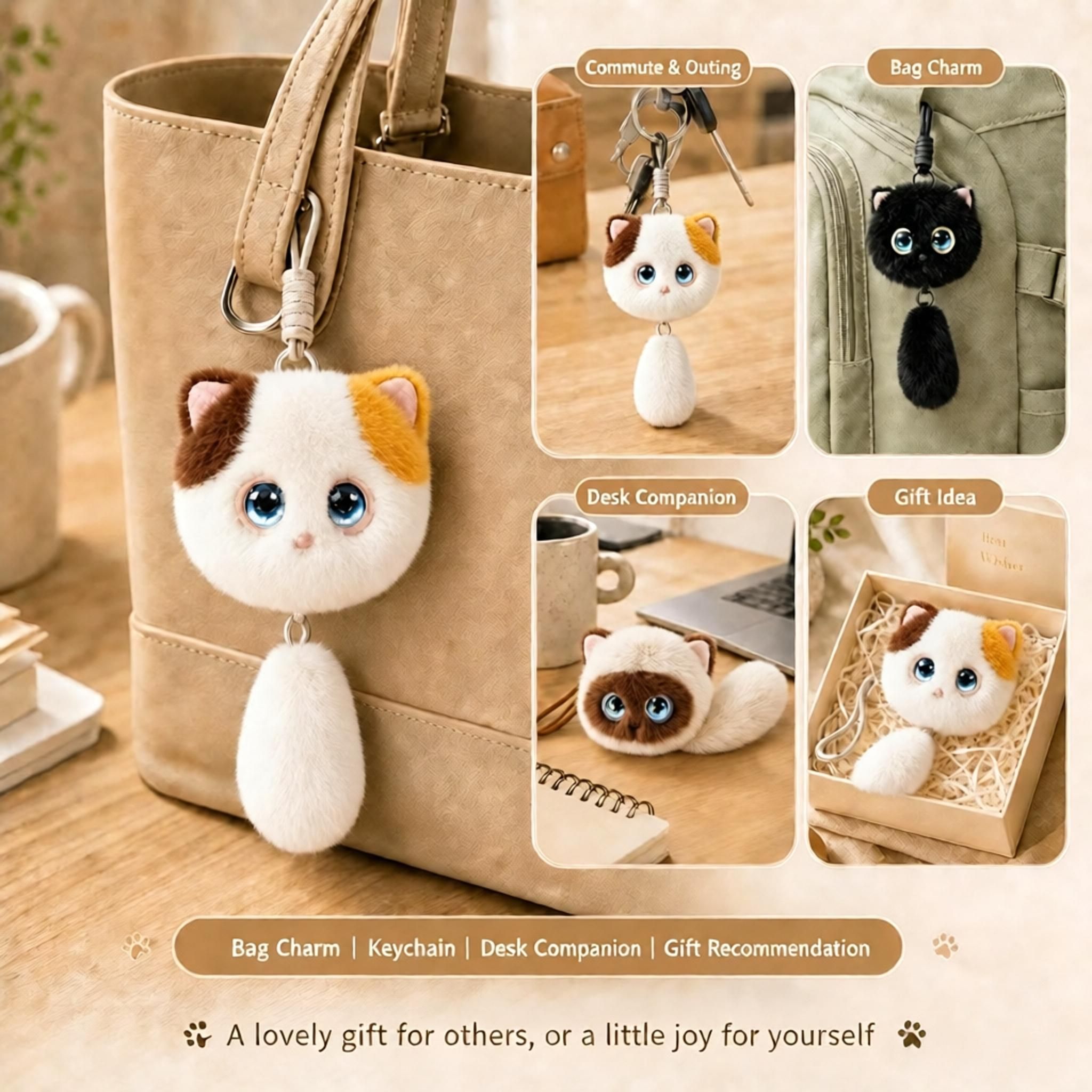 AI Cat Companion Robot - Interactive Emotional Support Pet with 40+ Languages Voice Cloning Long-term Memory - Touch Sensitive Smart Toy for Kids Adults โ image 2