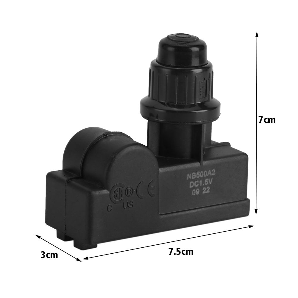 DC1.5V Battery Powered BBQ Gas Grill Spark Generator 2 Outlet Universal Ignitor Igniter Black — image 2
