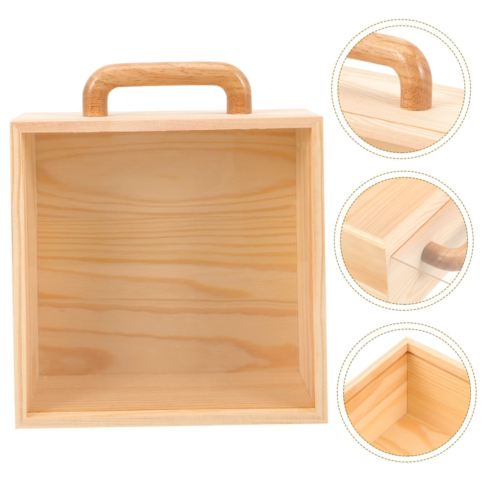 Storage Box with Handle Cake Decoration Wedding Picture Frame Desktop Decor Jewelry Boxes for Gifts Jewelry Gift Boxes Macaron — image 5