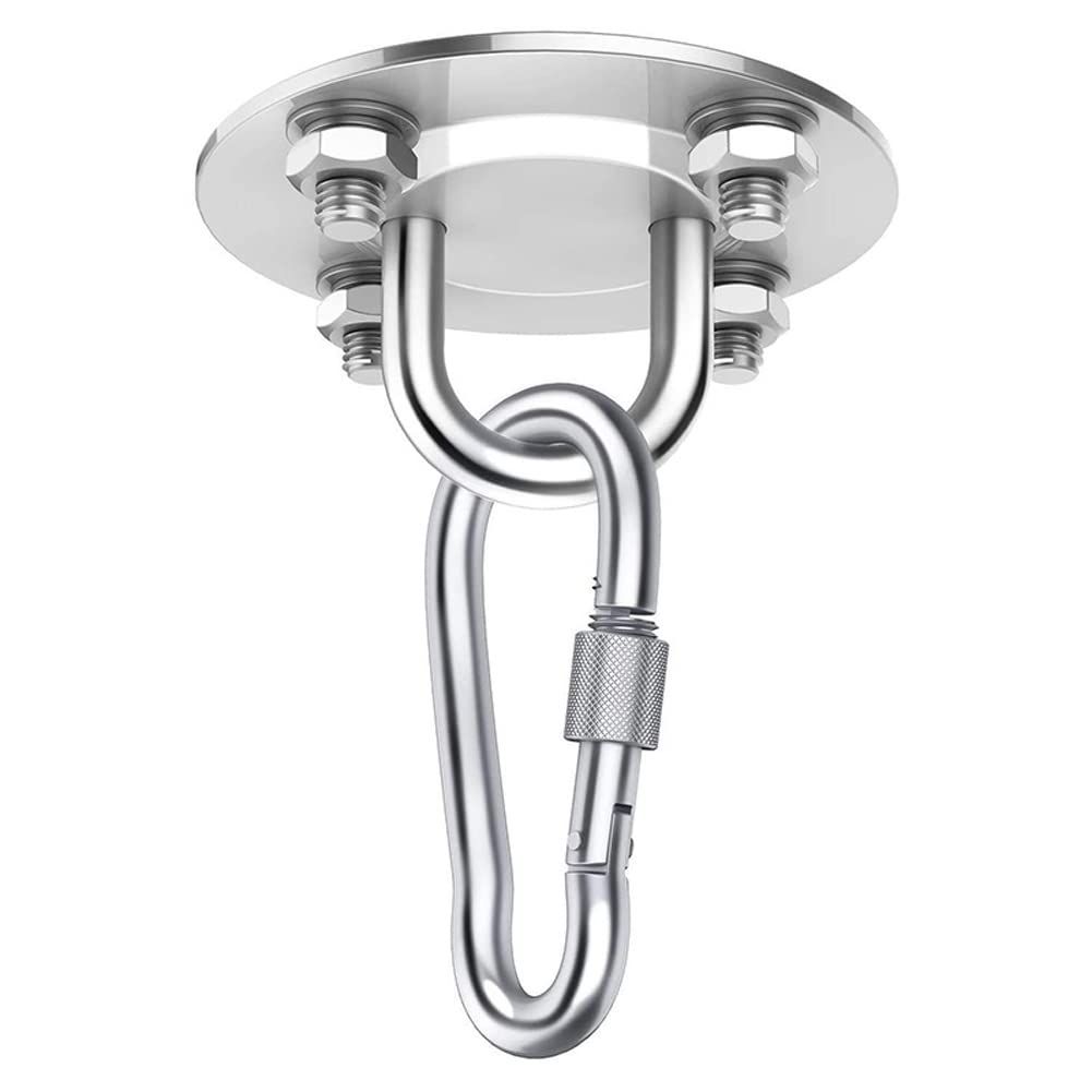1 set of 180 ° hook swing hanger stainless steel swing hanger heavy-duty swing hanger punching bag hanger — image 2