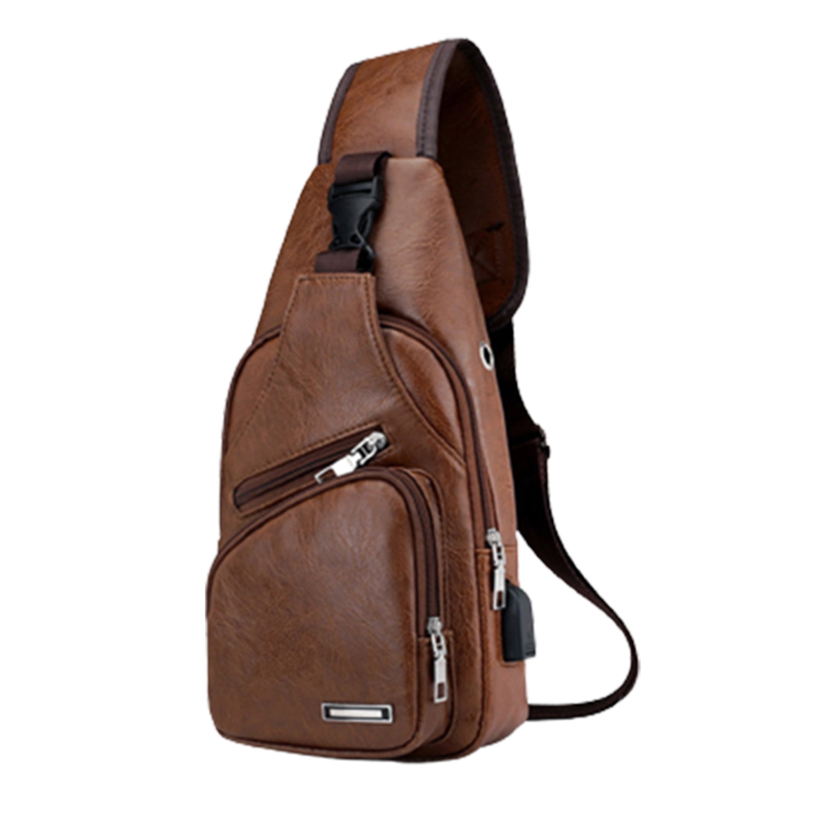 Sling Bag for Women, Crossbody Sling Backpack Small Sling Bag Multipurpose Crossbody Shoulder Bag Travel Hiking Backpack, Sling Bag for Men #3-Khaki — image 2