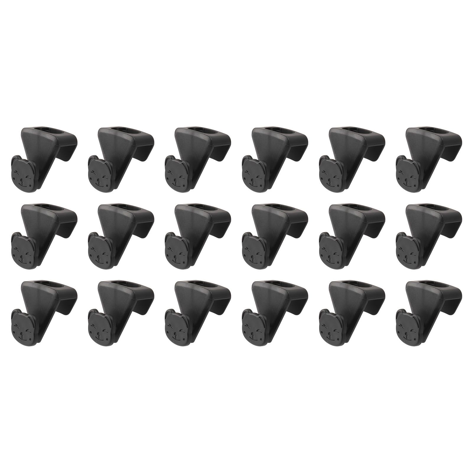 18 Pcs Clothes Hanger Connector Hook Space Saving Strong Bearing Hanger Extender for Closet Wardrobe Cartoon Style — image 2