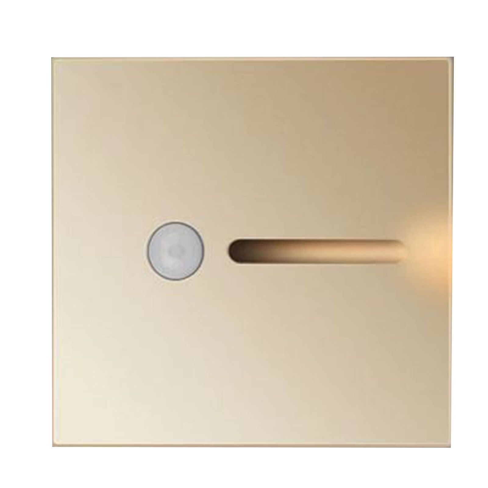 LED Motion Sensor Night Light ABS Small LED Induction Lamp for Bedside Corridor Hallway Gold โ image 2