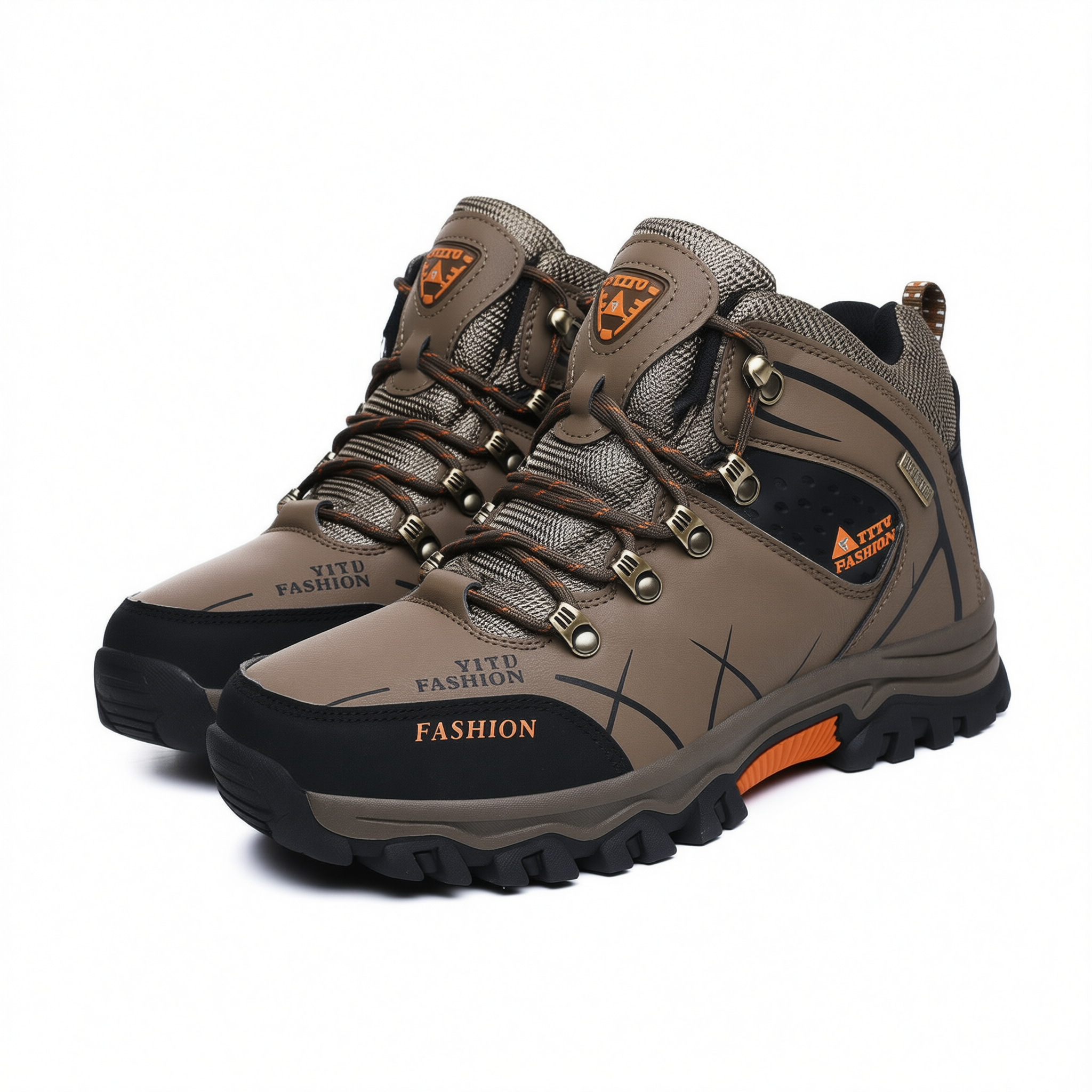 Men Hiking Shoes High Top Warm Winter 8528. Note. 8528 khaki 46