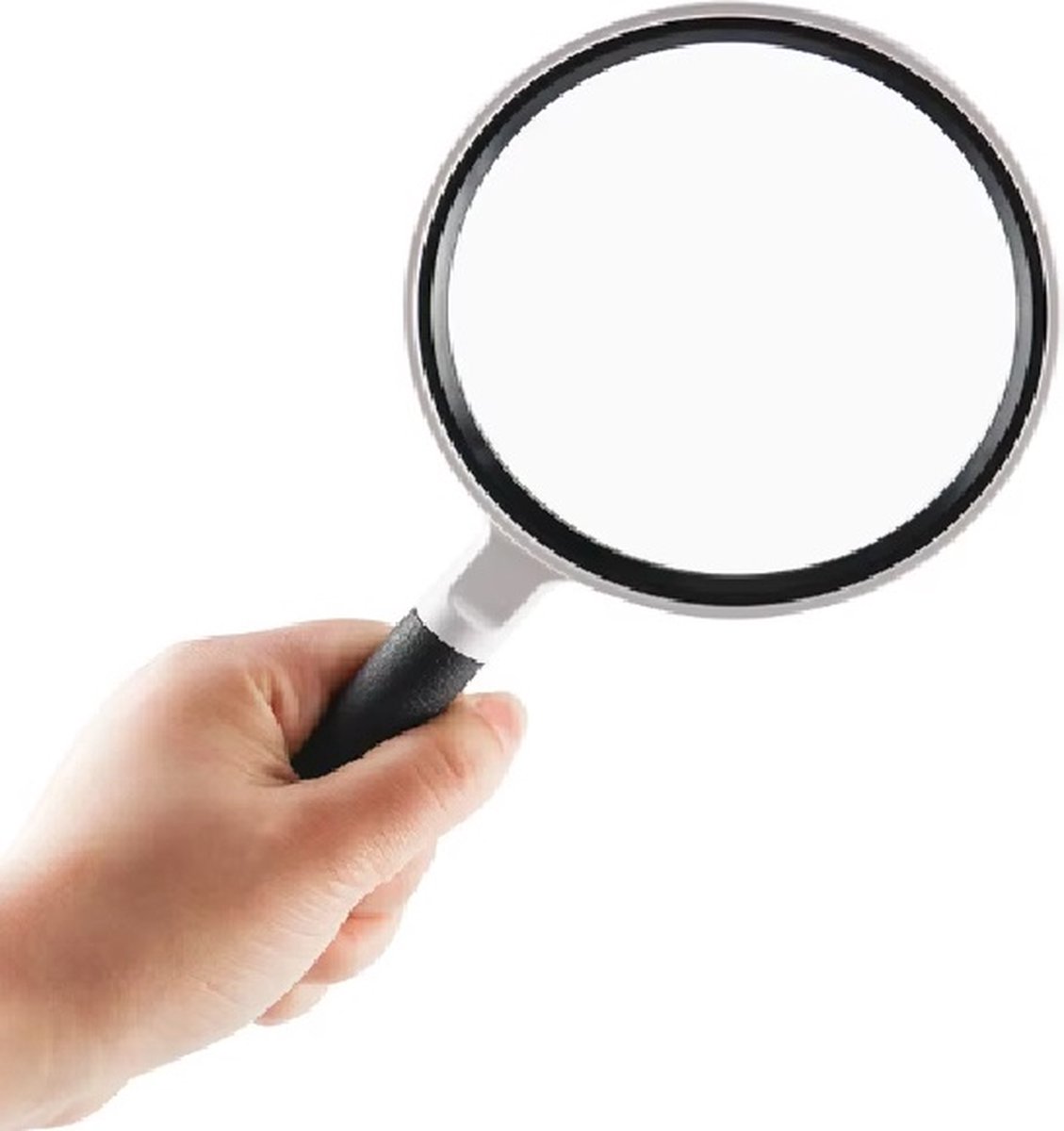 Luxury Magnifying Glass | Reading Magnifier | Handheld Magnifying Glass | Insect Magnifying Glass | 75 mm | 3X Magnification | Black and White — image 5