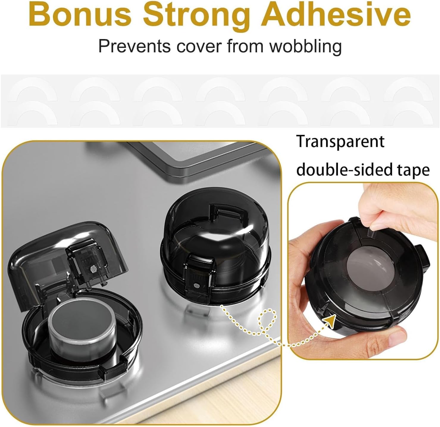 Child Safety Oven Knob Covers Stove Lock — image 3