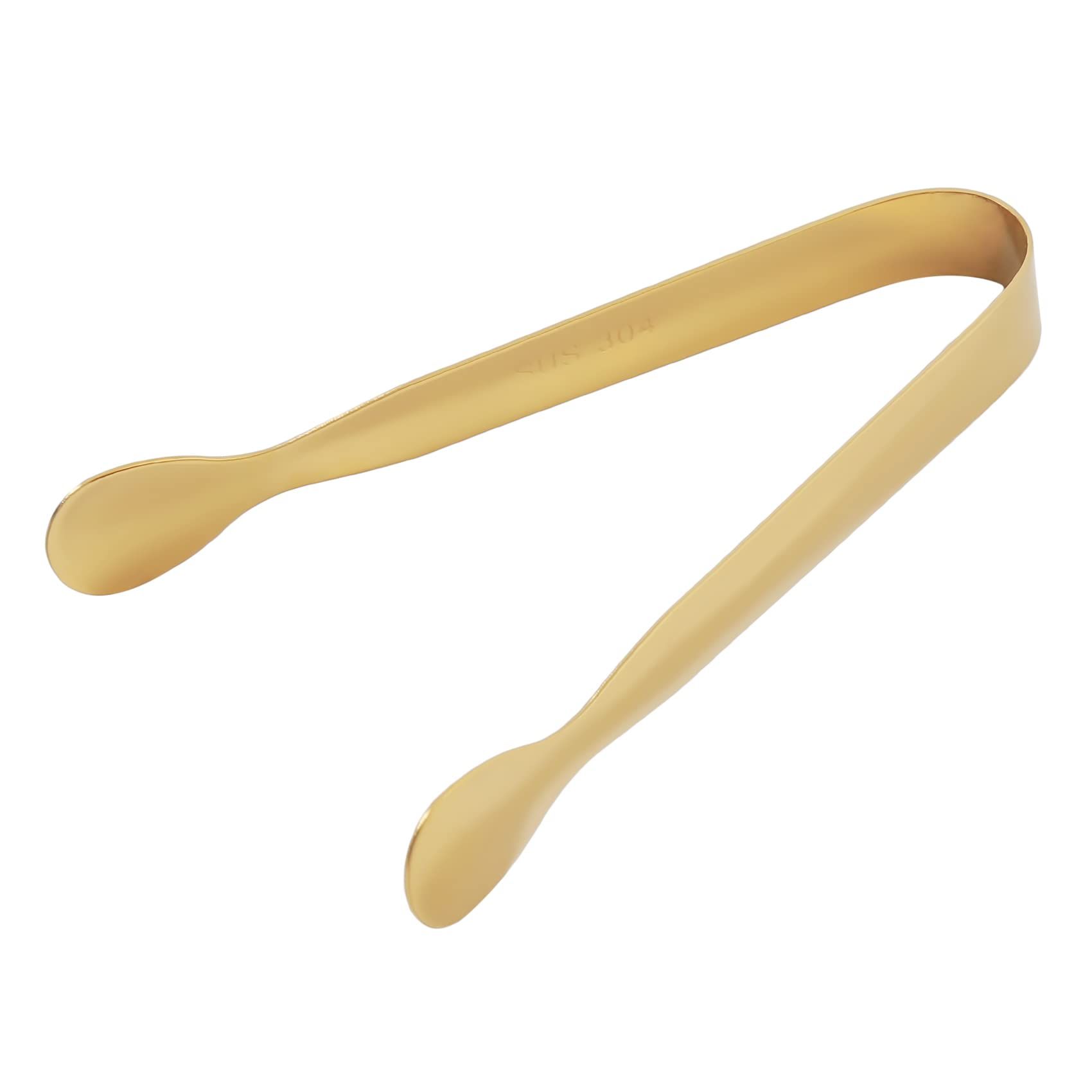 Ice Tongs Mini Sugar Tongs 4.3Inch Stainless Steel Small Serving Tongs, Small Kitchen Tiny Tongs for Appetizers,Tea Party â image 2