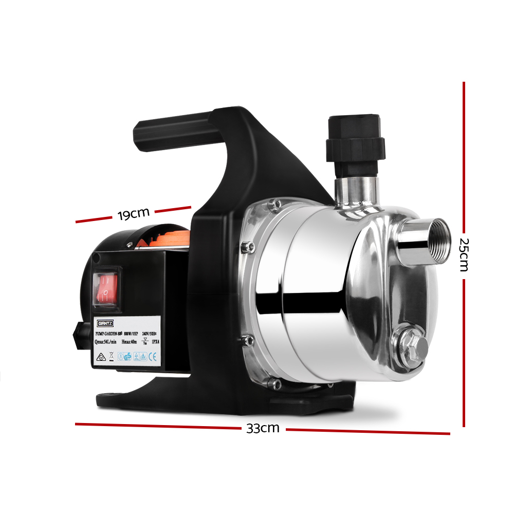 Giantz Garden Water Pump High Pressure 800W Max Tank Rain Farm Irrigation House โ image 3