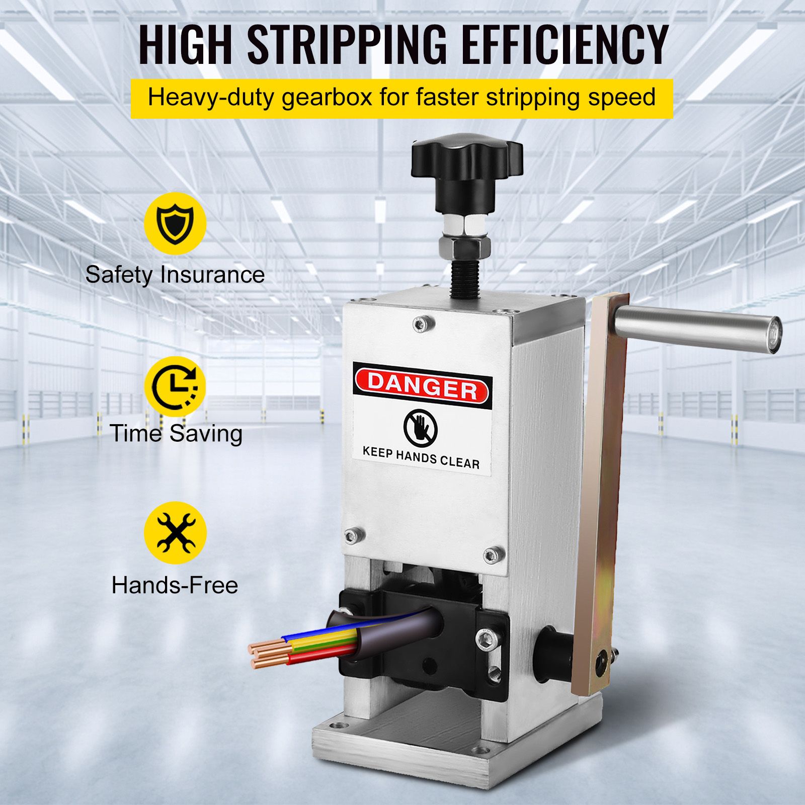 Wire Stripping Tool 0.06-0.98 Inch Cable Wire Stripping 1 Cutting Blade Wire for cutting and Stripping Scrap Copper Wire — image 5
