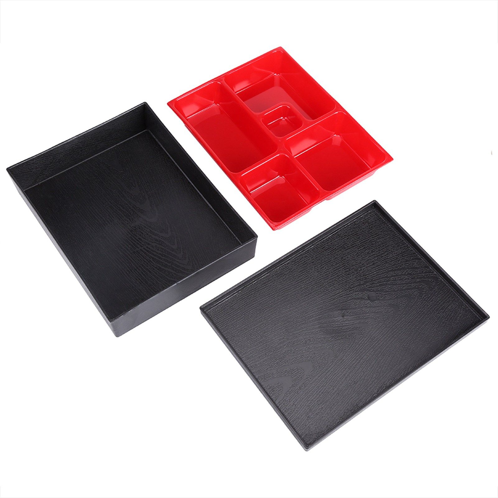 Portable Lunch Boxes Bento Food Container Japanese Style Wood Storage Box Office Picnic — image 5
