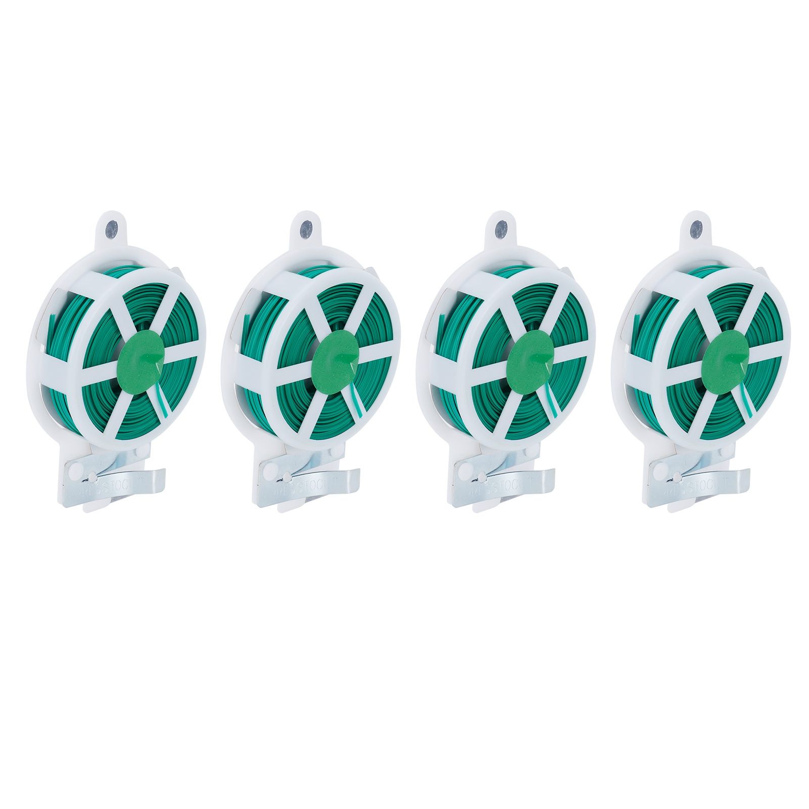 4Pcs Garden Plant Ties with Cutter Climbing Plants Flower Support Strap Ties Accessory 30m — image 2