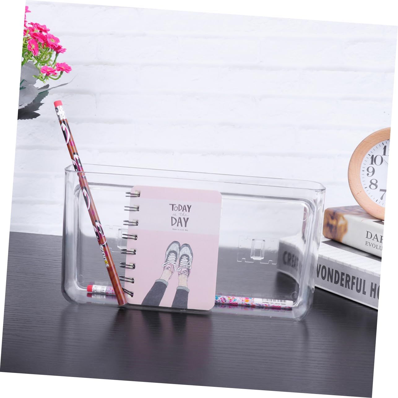 3pcs Remote Control Storage Box Adhesive Phone Wall Holder Cell Phone Charging Stand Wall Mount Phone Bracket Wall Phone Holder — image 5