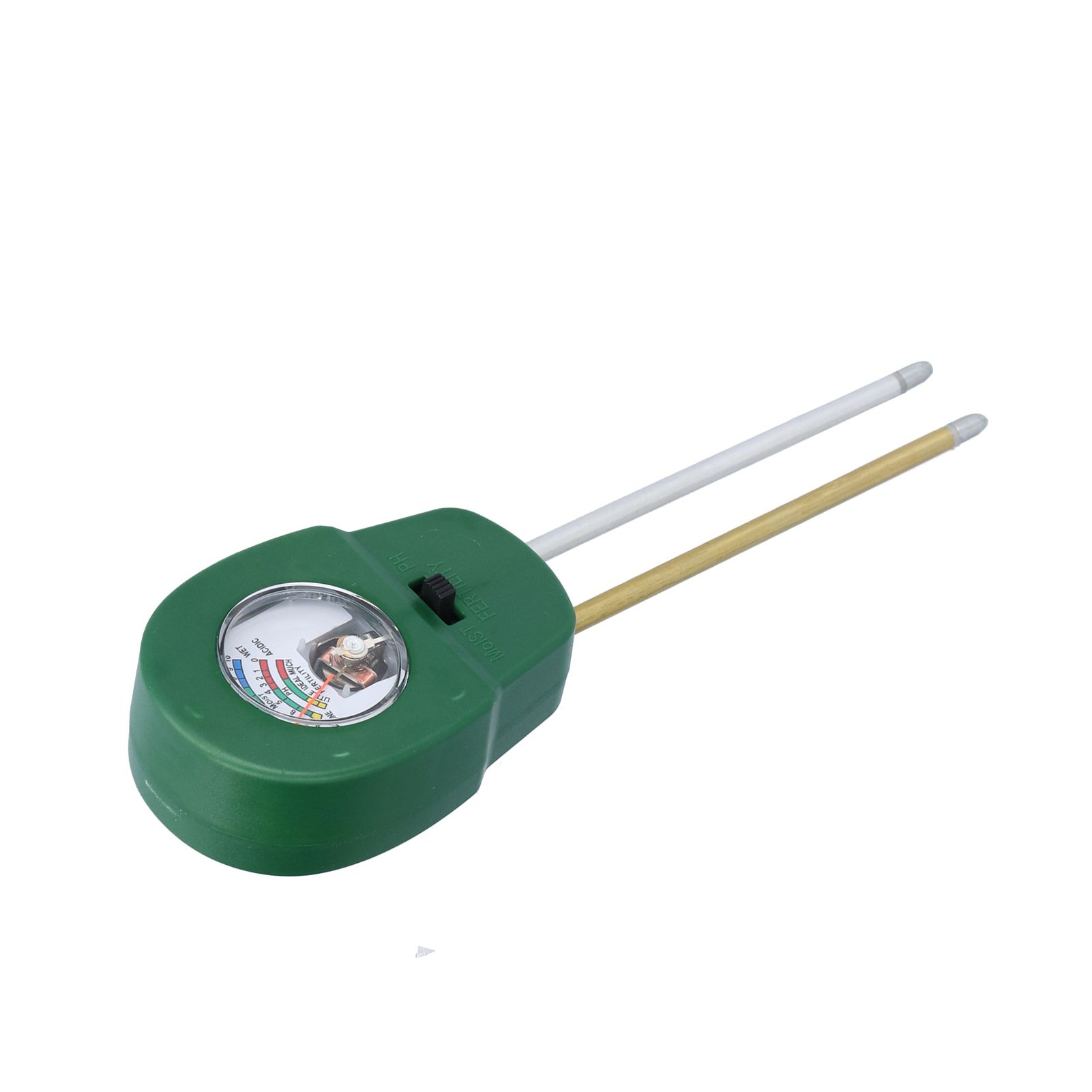 3 In 1 Soil Moisture Meter 2 Needles Adjustable PH Value Fertility Soil Test Tool for Garden Courtyard Outdoor — image 2