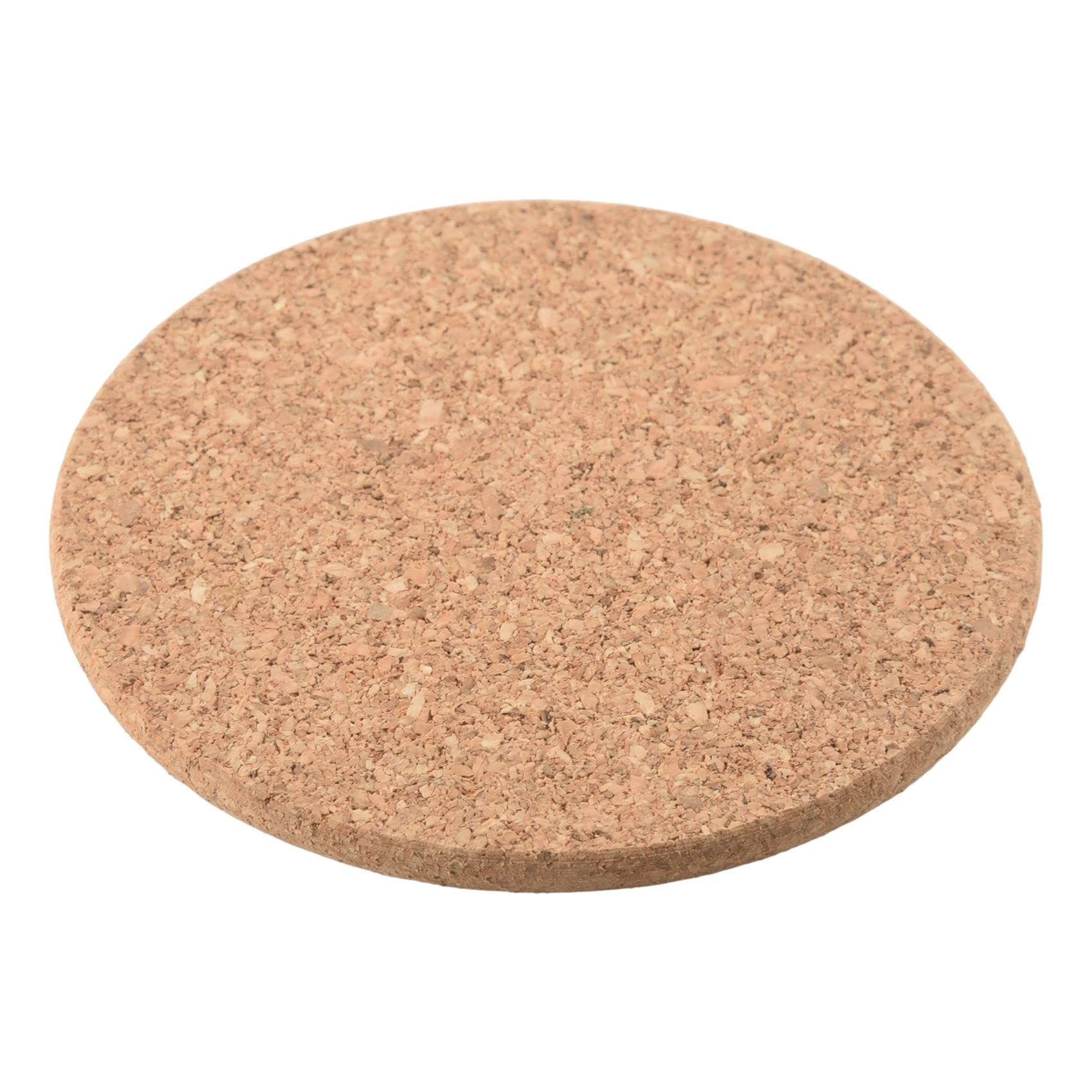 Set of 10 Cork Bar Drink Coasters - Absorbent and Reusable - 90mm, 5mm Thick Pack Round Cork Mats Cork Backing Sheets Reusable โ image 5