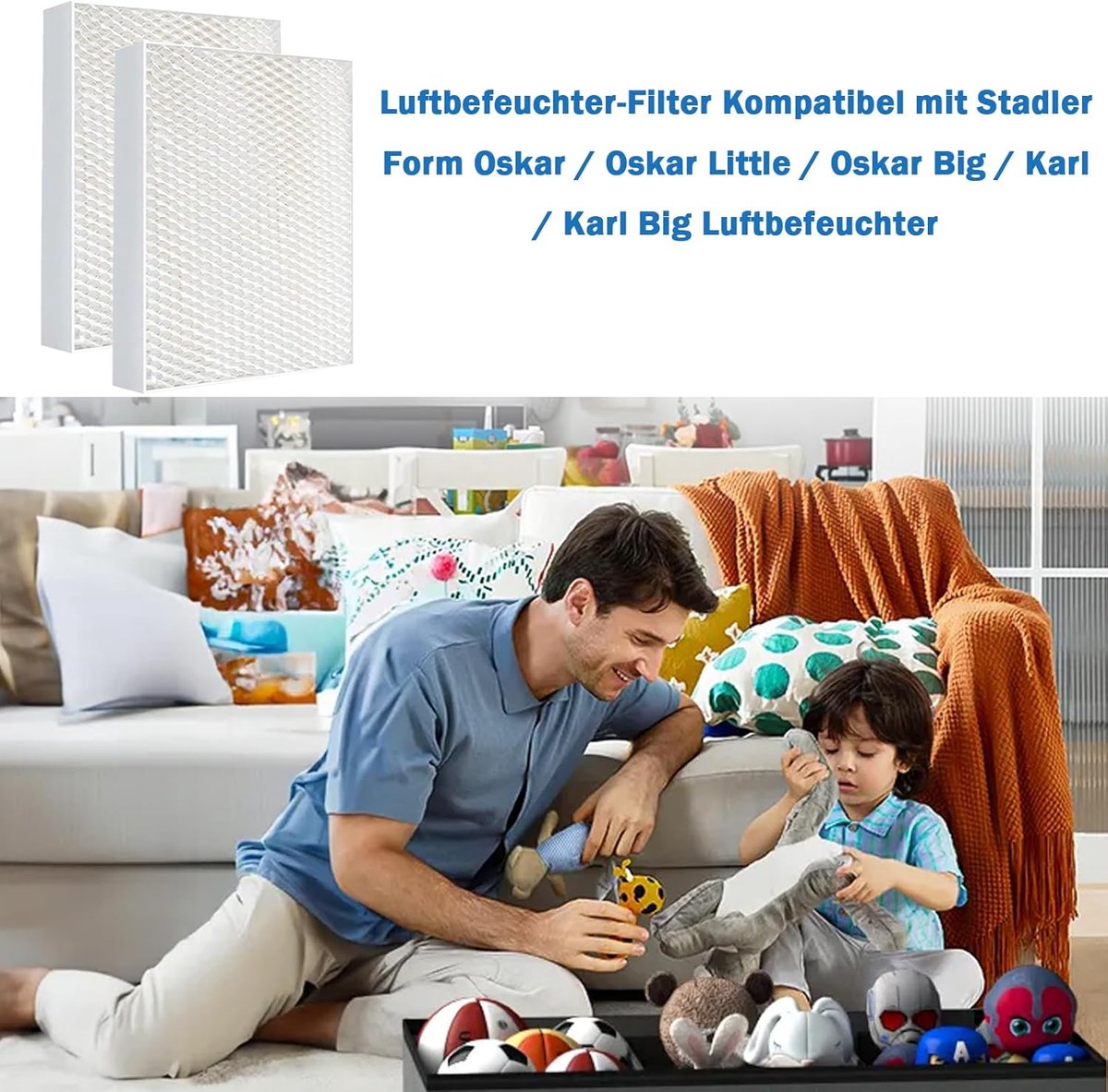 Pieces For Stadler Form Oskar & Karl Filter - Humidifier Filters - Efficient And Hygienic - Anti-bacterial - Oskar Karl Replacement Filter For Stadler Form — image 3