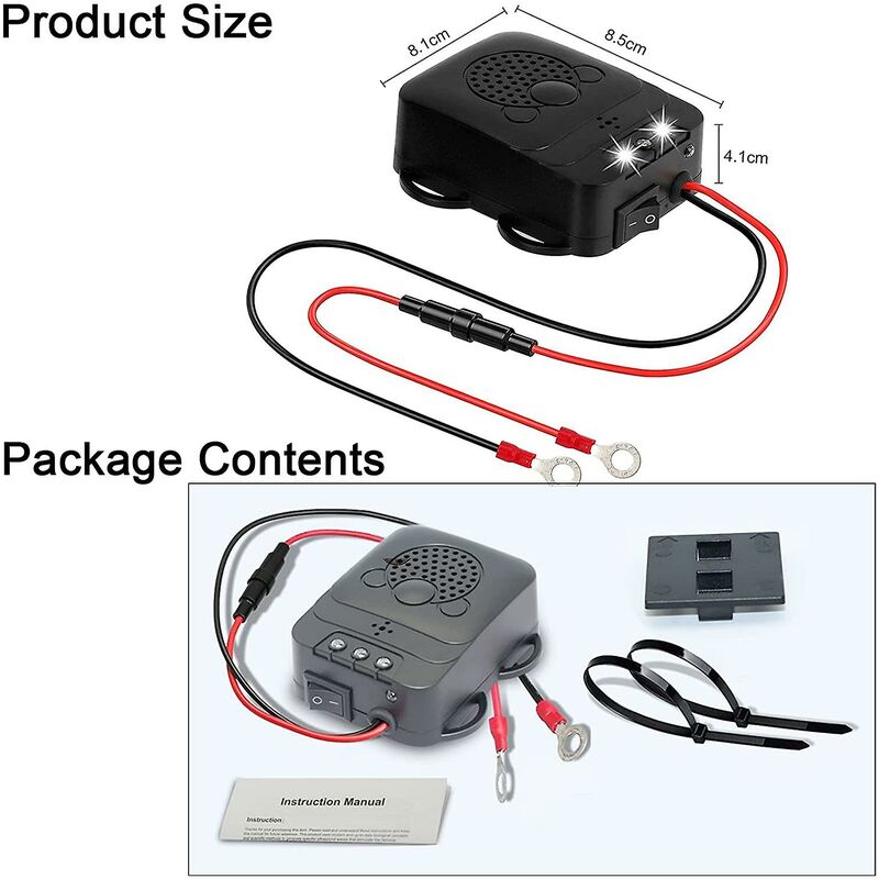 Ultrasonic Car Repellent With LED Strobe, Garage For Car ROdents Mice Pests Home Garage Attic Camping โ image 4