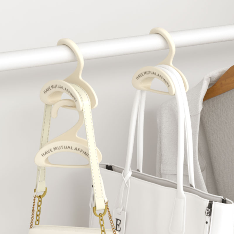 5 Pieces Handbag Hanger Set for Wardrobes and Doors, Space-Saving Storage Hooks for Bags, Scarves and Accessories, White — image 3