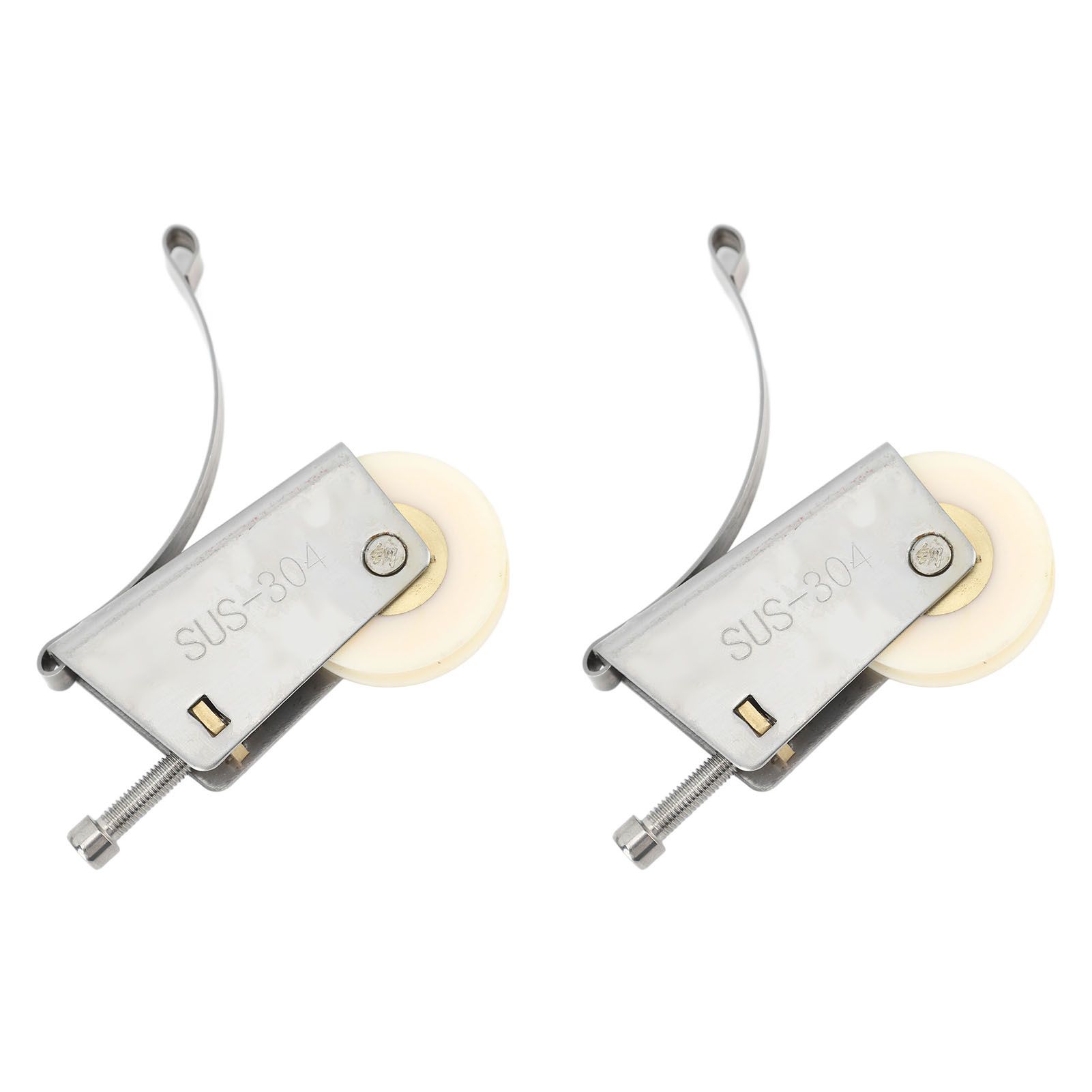2Set Cabinet Sliding Door Window Roller Pulley Stainless Steel Sliding Door Window Roller Pulley Including Upper Wheel Waterproof Copper Core Concave Wheel โ image 2