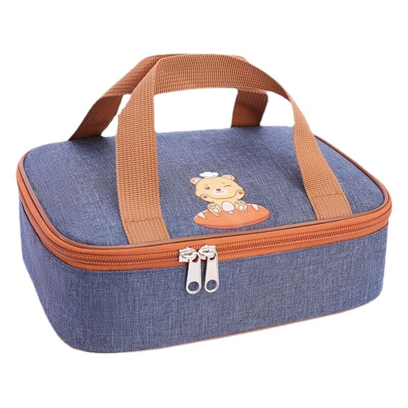 Insulation Lunch Bag Senyi Xin Oxford Cloth T2023 Pink Large with Hand Screw โ image 2