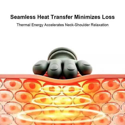 Neck Shoulder Massager, Electric Heated Kneading Back Massager Pain Relief — image 6
