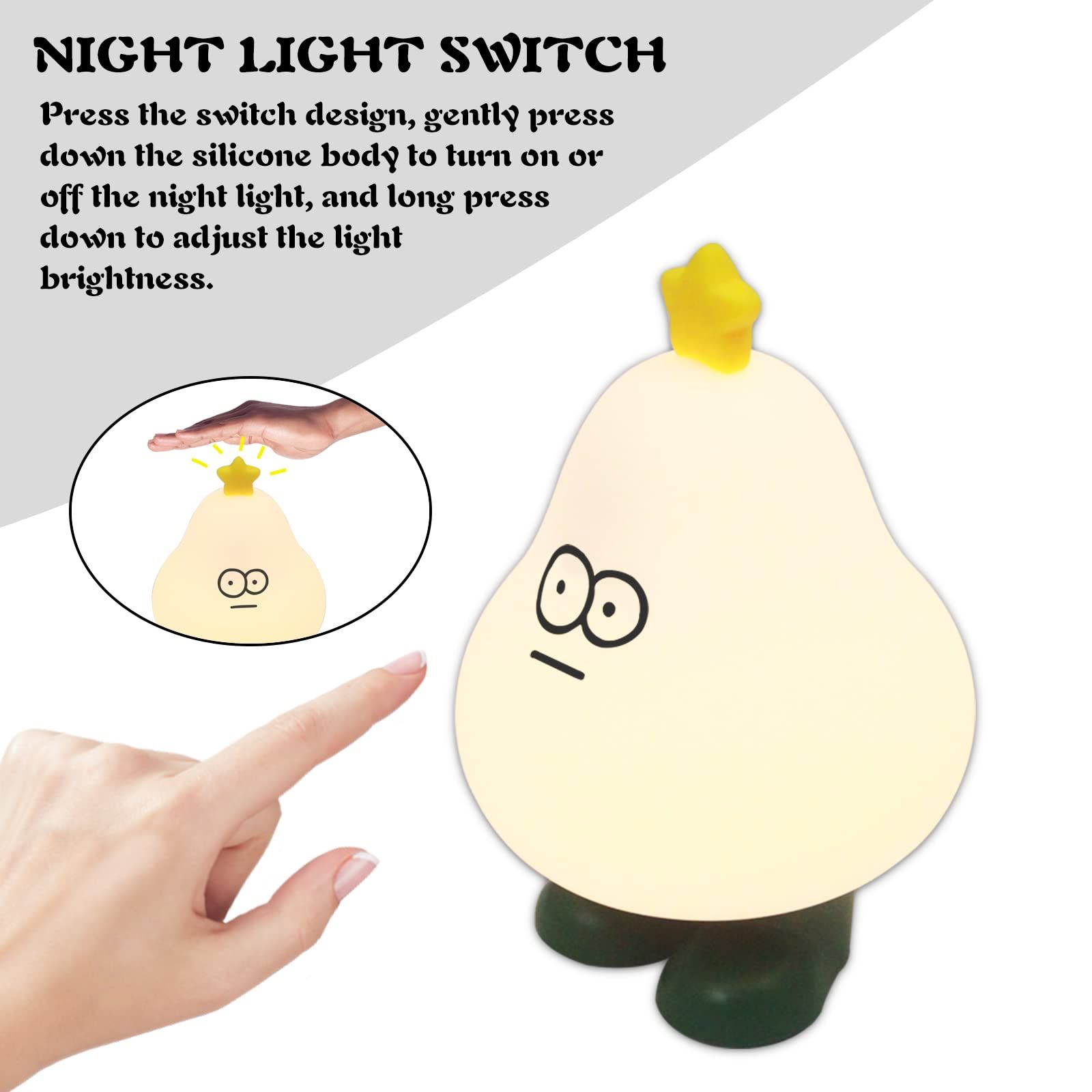 Rechargeable Birthday Gift for Teen Girls Baby Portable Led Nursery Nightlight Night Light for Bedroom and Kids Room Decoration — image 2