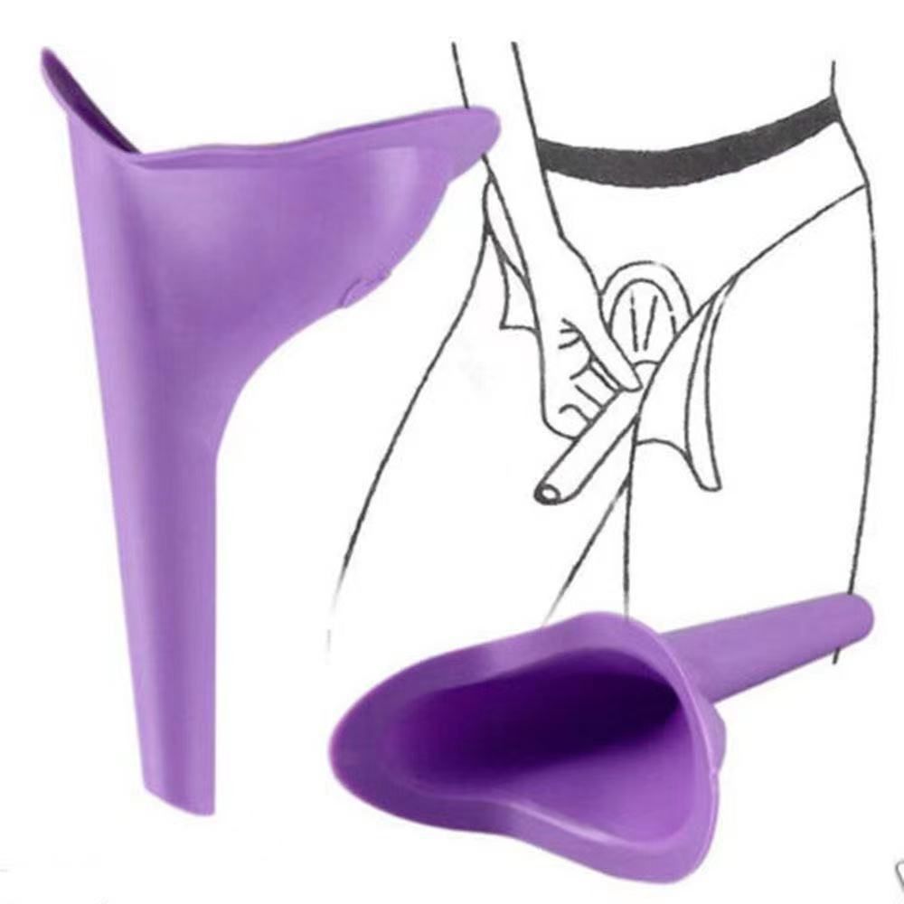 Female Urination Device, Reusable Female Urinal Women Pee Funnel Allows Women to Pee Standing Up, Travel 3pcs β image 3